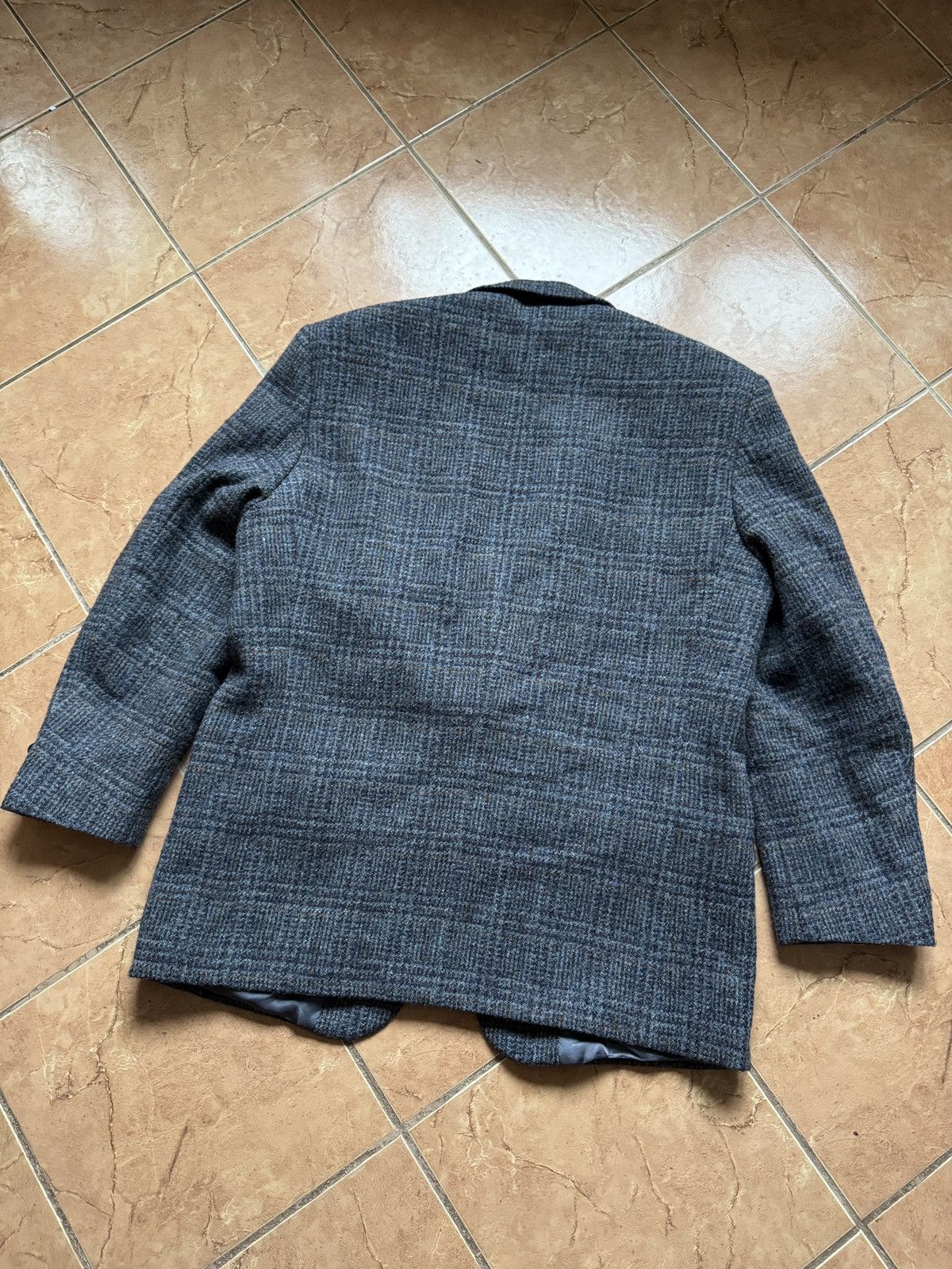 Harris Tweed Harris Tweed vintage checkered 2 button wool blazer Size 46R - 13 Thumbnail