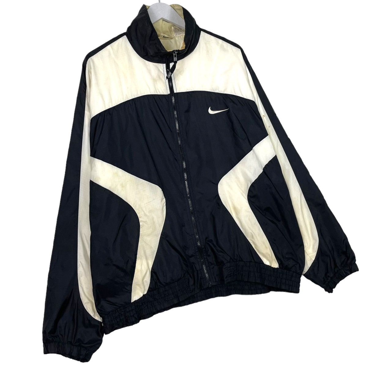 Nike × Vintage 💥90s NIKE SPORTWEAR TRACK WINDBREAKER JACKET Size US L / EU 52-54 / 3 - 3 Thumbnail