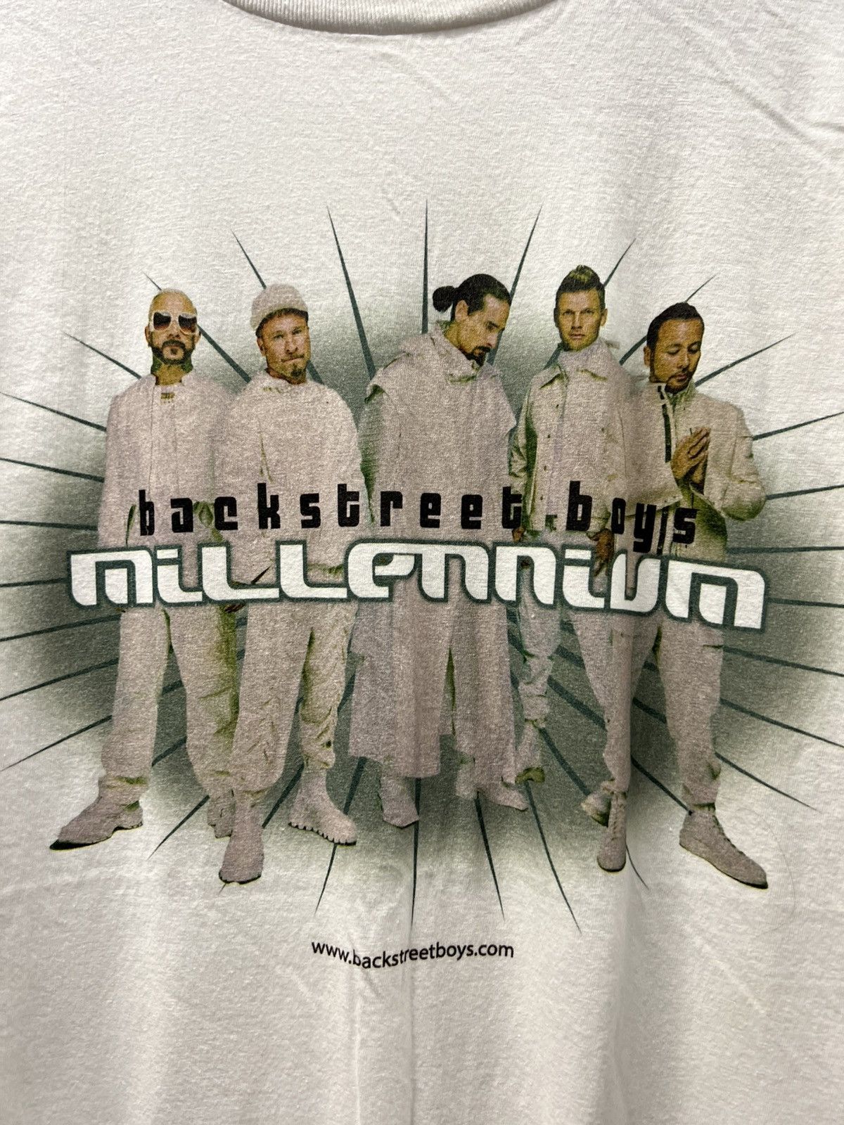 Band Tees Y2K 2000's VTG Vintage Backstreet Boys Millennium Band Shirt Size US XL / EU 56 / 4 - 4 Thumbnail