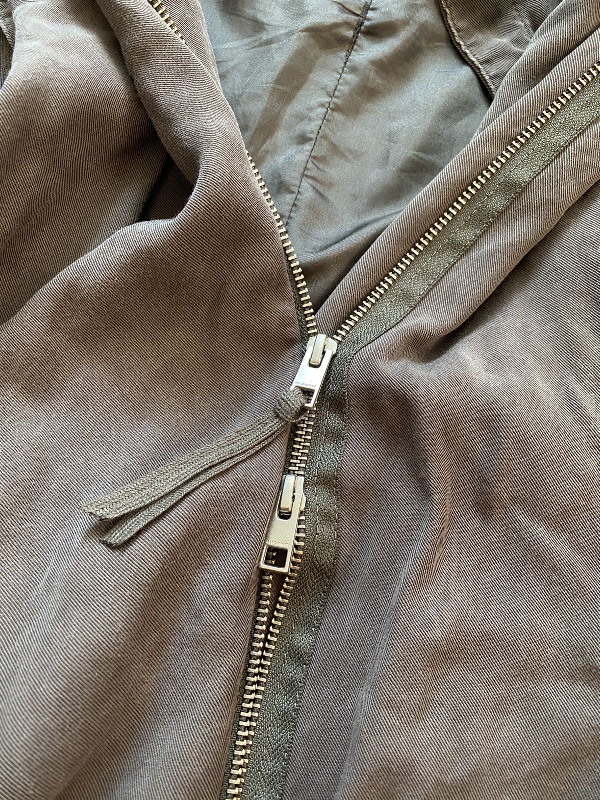 Allsaints × If Six Was Nine CRAZY RICK OWENS STYLE DISTRESSED MULTI ZIPPER CARGO JACKET Size L / US 10 / IT 46 - 8 Thumbnail