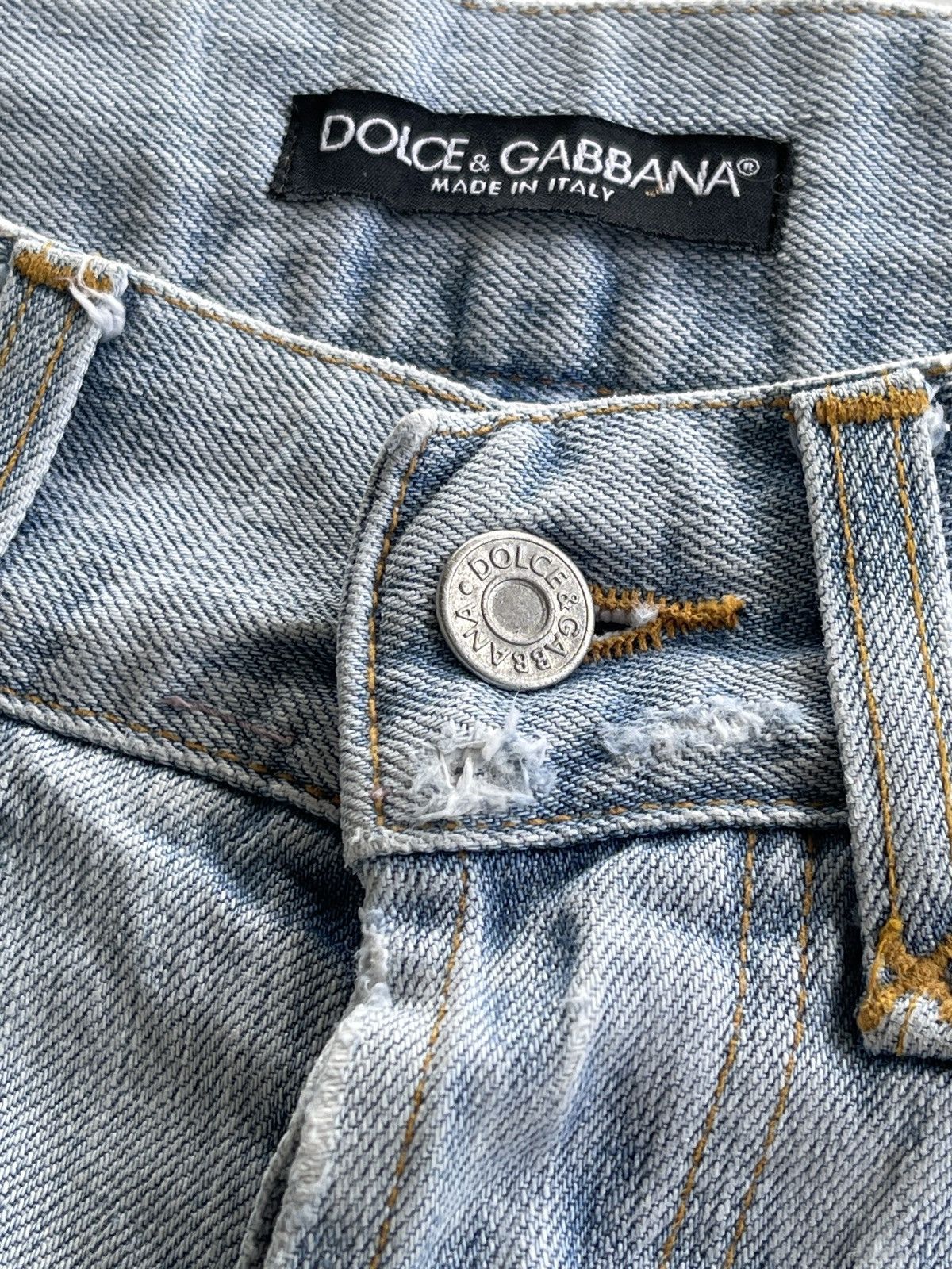 Dolce & Gabbana Dolce & Gabbana Ripped Distressed Denim Size US 30 / EU 46 - 12 Thumbnail