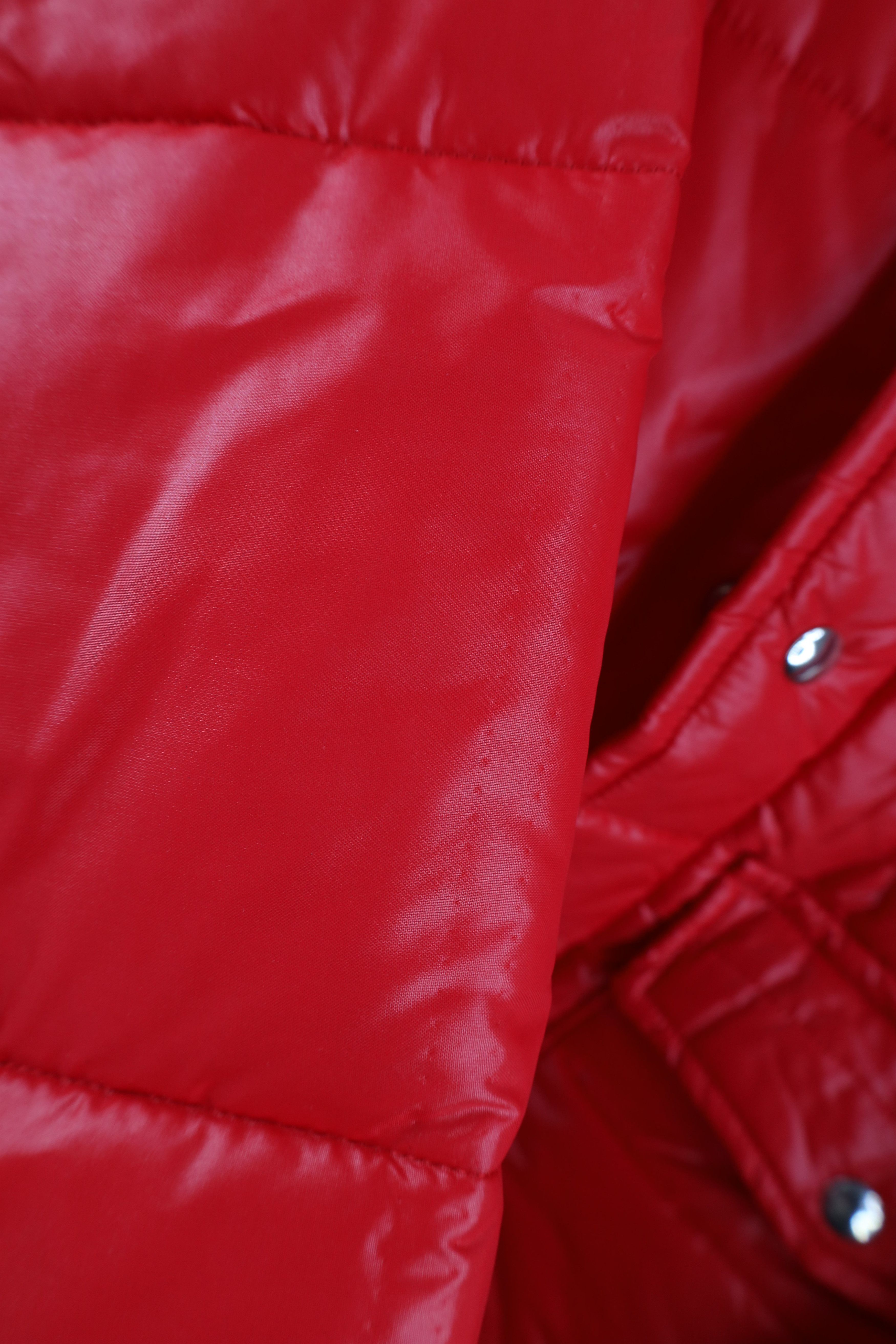 Vintage Vintage 70s Streetwear Full Zip Winter Puffer Jacket Red USA Size US S / EU 44-46 / 1 - 7 Thumbnail