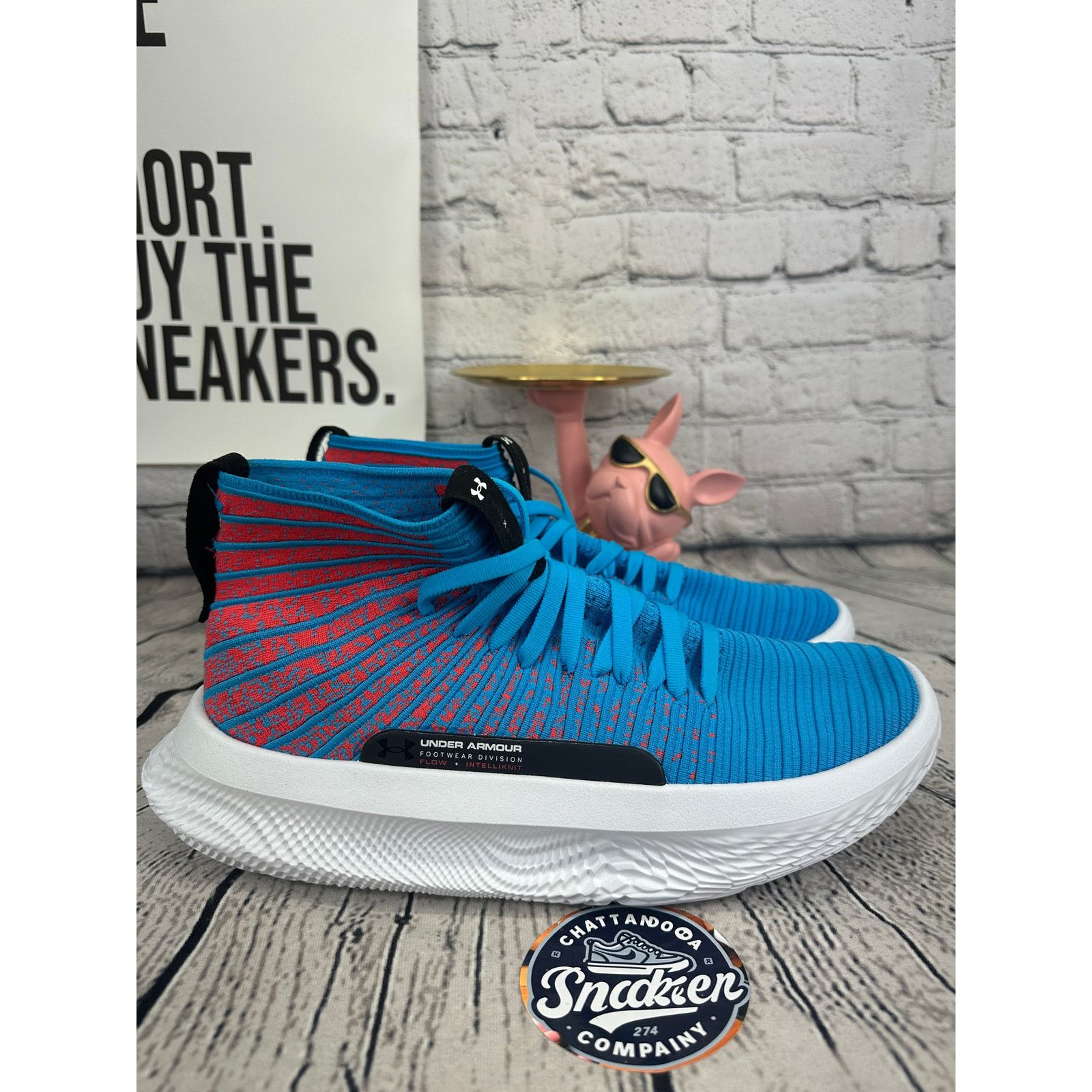 Under Armour Under Armour FUTR X ELITE Basketball Shoes Mens 12 Blue NEW Size US 12 / EU 45 - 5 Thumbnail