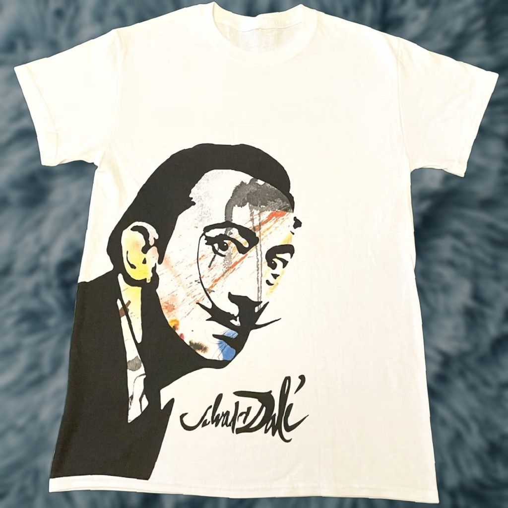 Vintage VINTAGE Salvador Ali Art Tee Portrait Art Gallery Shirt Mens M White 2000s Art Dali Mens Size US M / EU 48-50 / 2 - 1 Thumbnail