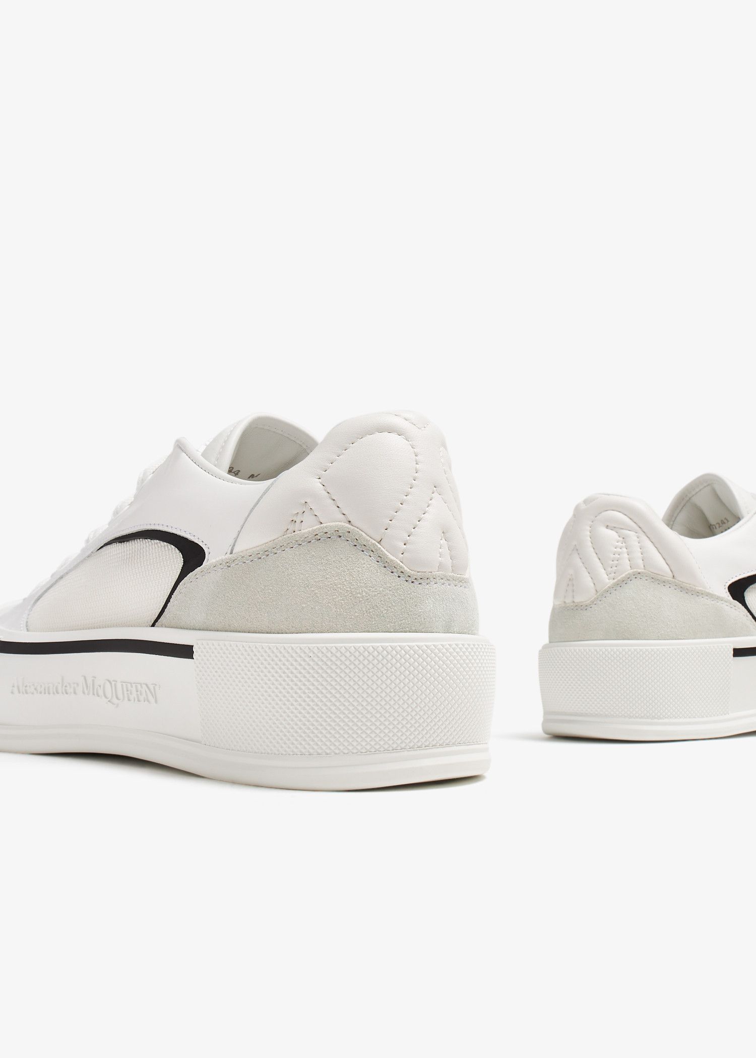 Alexander McQueen o1y1024 Low-Top Sneakers in White Size US 8 / EU 41 - 3 Thumbnail