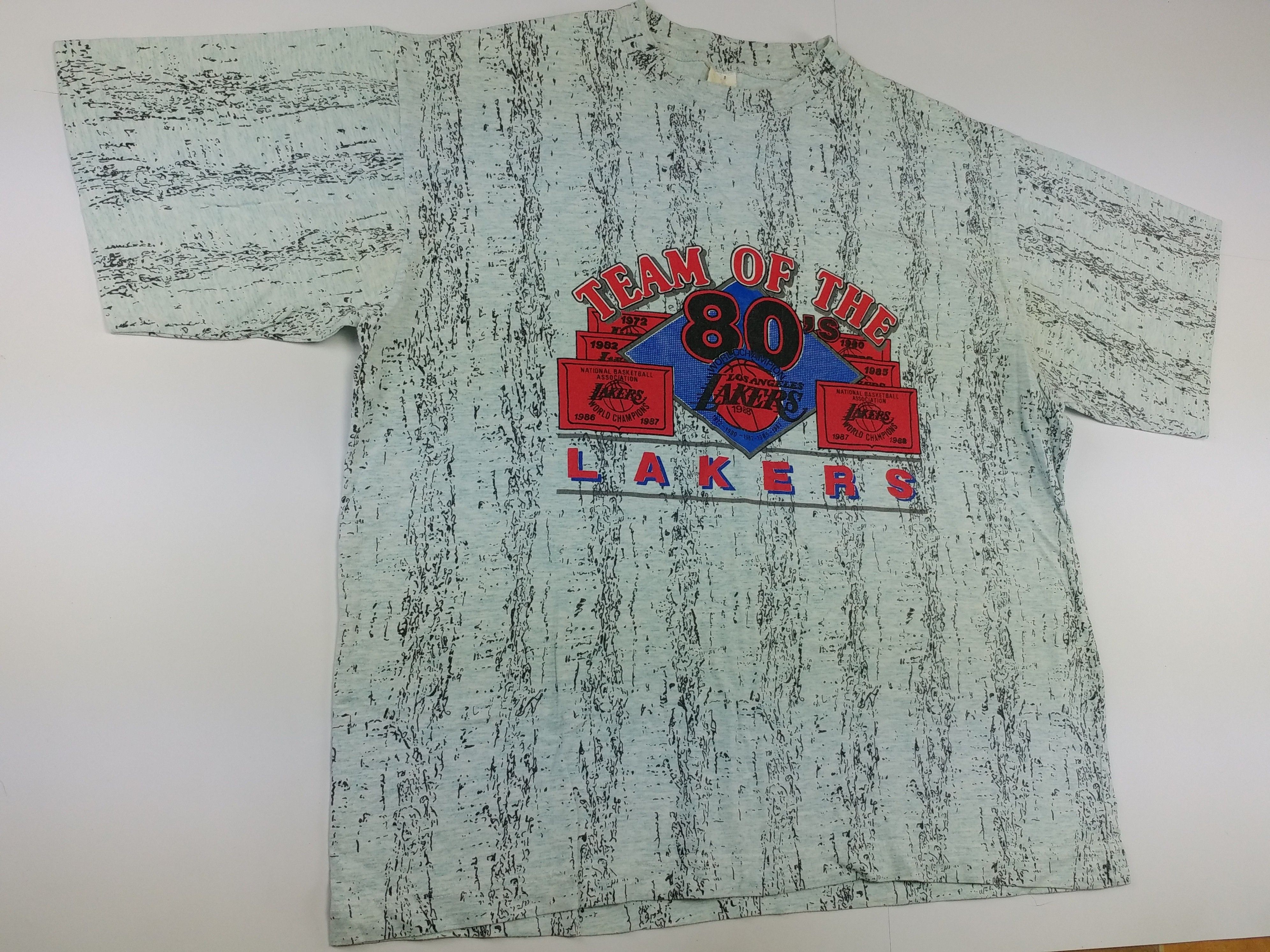 NBA NBA Los Angeles Lakers t-shirt, 1988, vintage basketball L Size US L / EU 52-54 / 3 - 2 Thumbnail