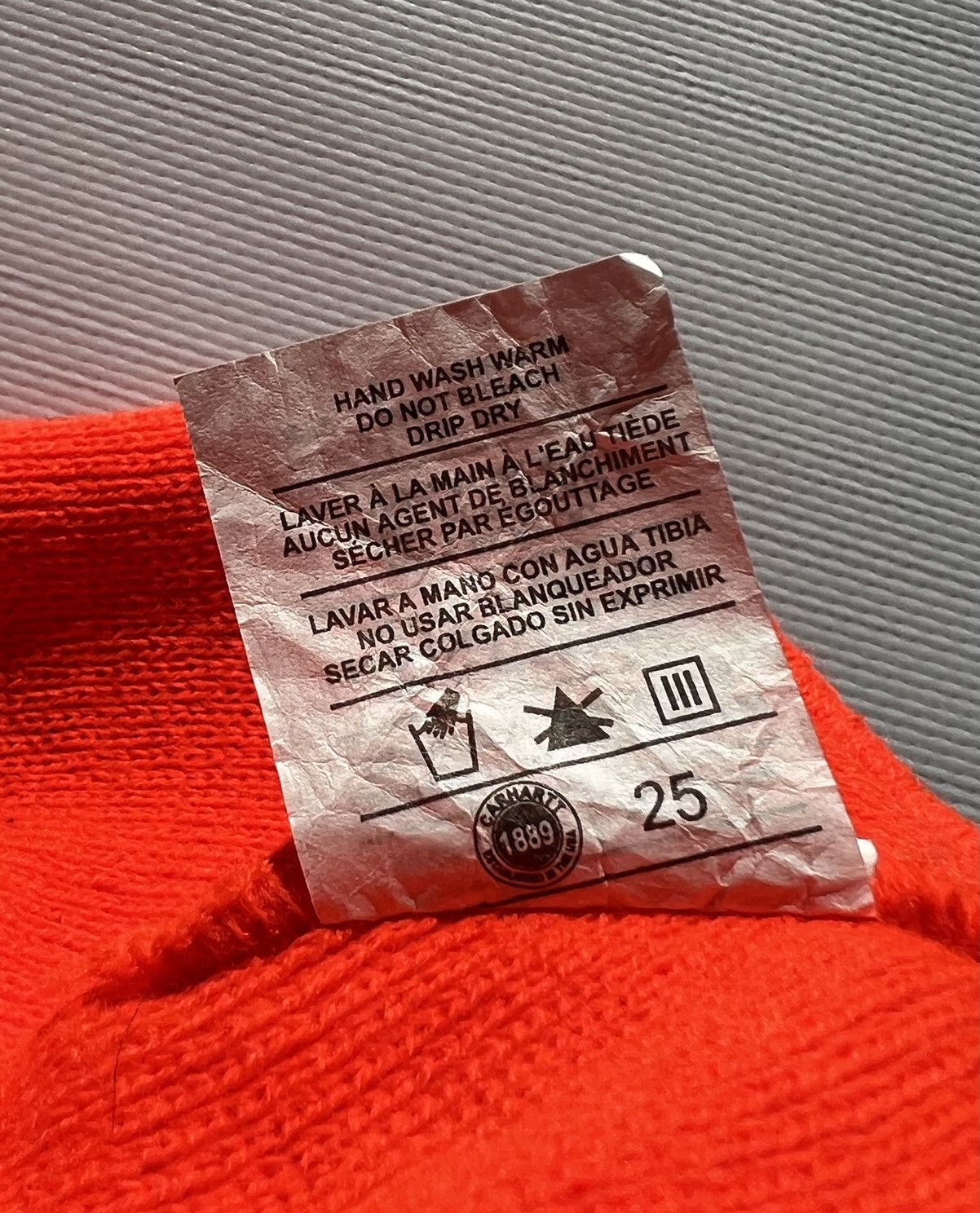 Carhartt Carhartt Bright Orange Acrylic Watch Hat Size ONE SIZE - 10 Thumbnail