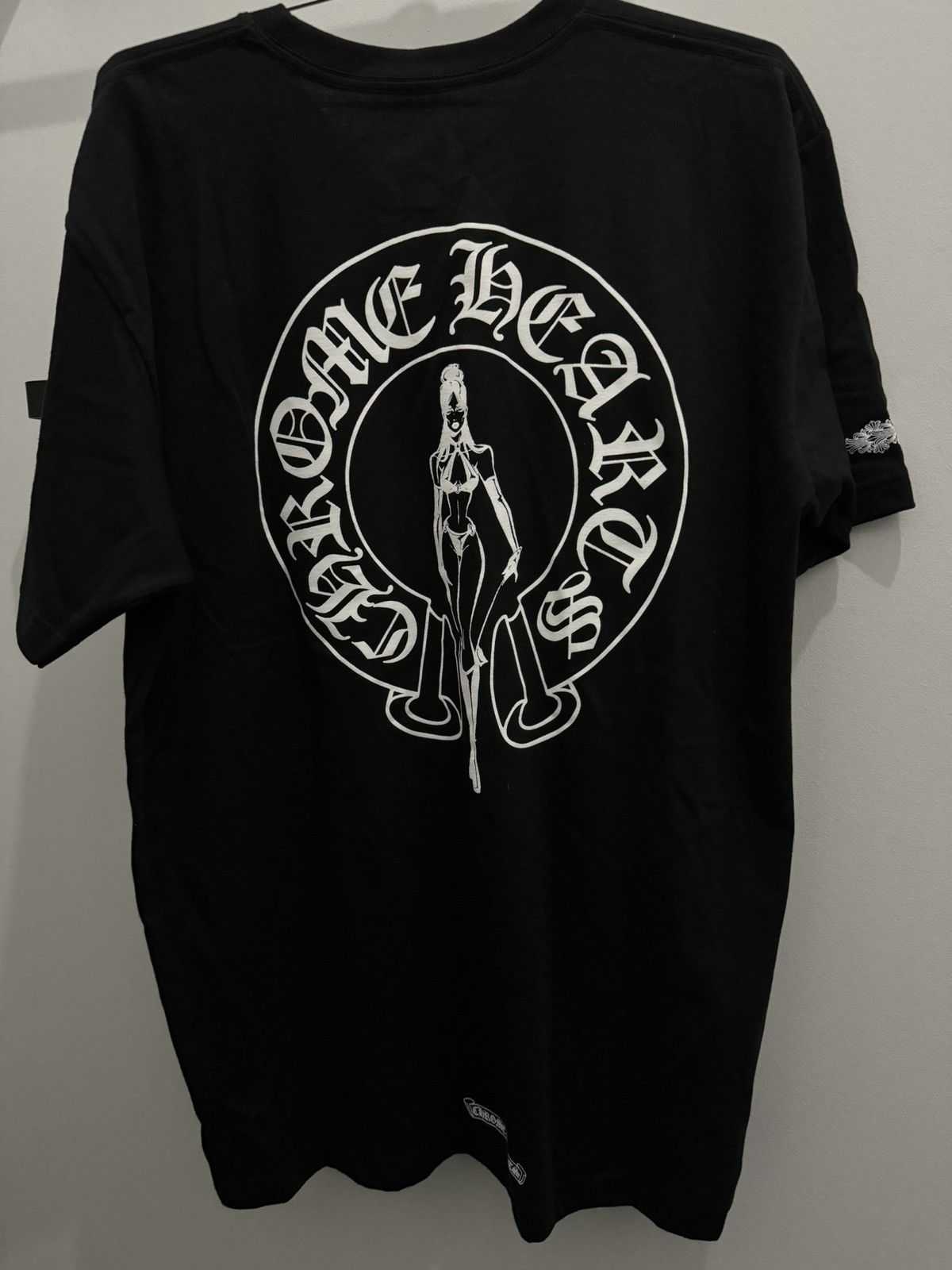 Chrome Hearts DEADLY DOLL HORSESHOE TEE | Grailed