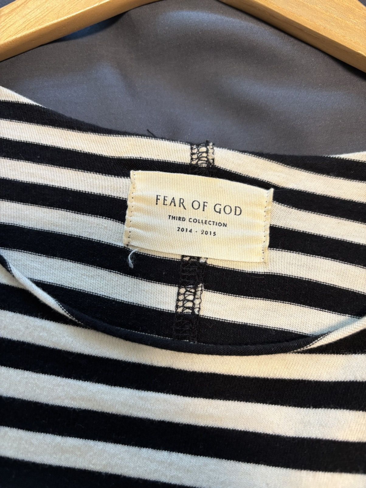 Fear of God Fear of God / Black-White Striped Tee / Third Collection Size US L / EU 52-54 / 3 - 3 Thumbnail