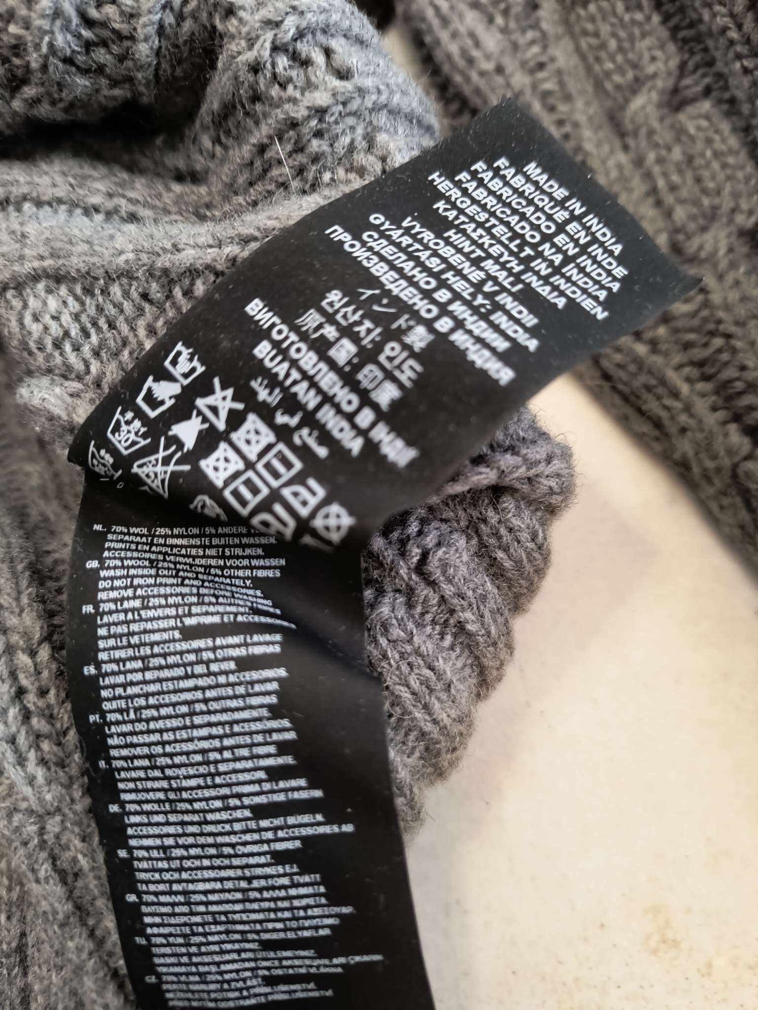 G-Star Gray wool men's sweater by G-Star Raw, size M Size US M / EU 48-50 / 2 - 5 Thumbnail