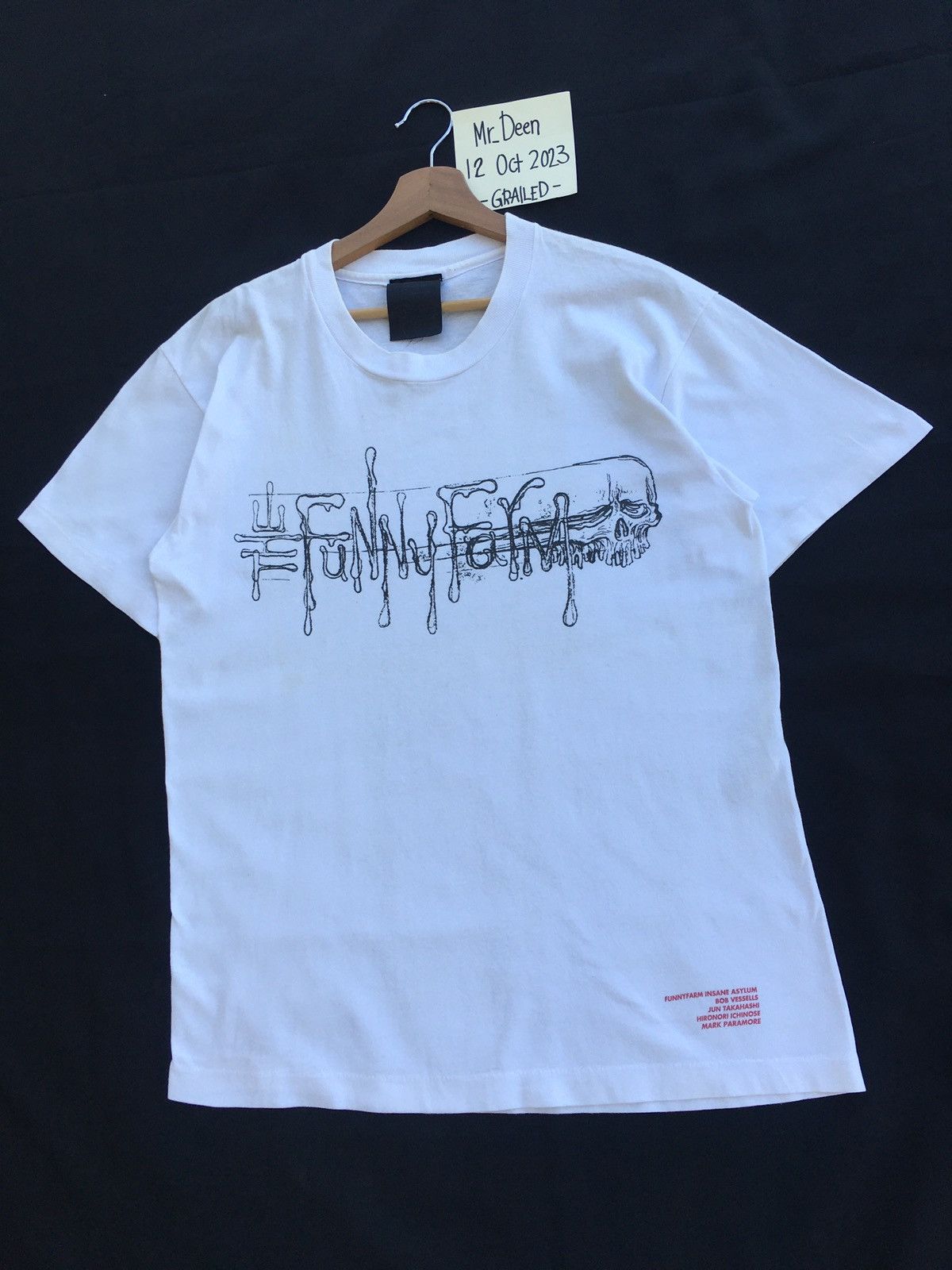 Jun Takahashi Vtg 90s Jun Takahashi Mark Paramore FunnyFarm Insane Asylum Size US L / EU 52-54 / 3 - 3 Thumbnail