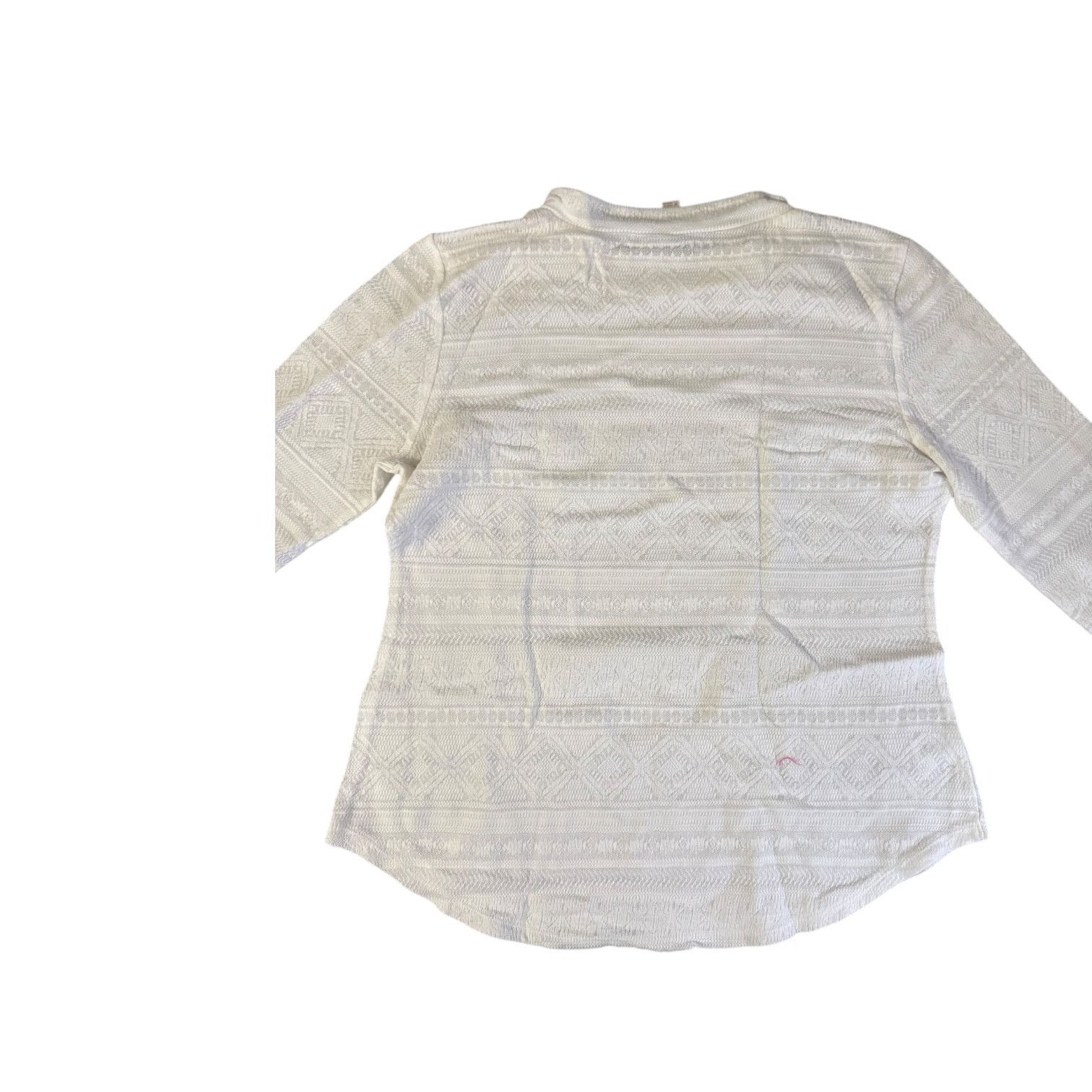 Other Ann Taylor Loft Ivory Long Sleeve Women’s Sweater – Medium Size M / US 6-8 / IT 42-44 - 4 Thumbnail