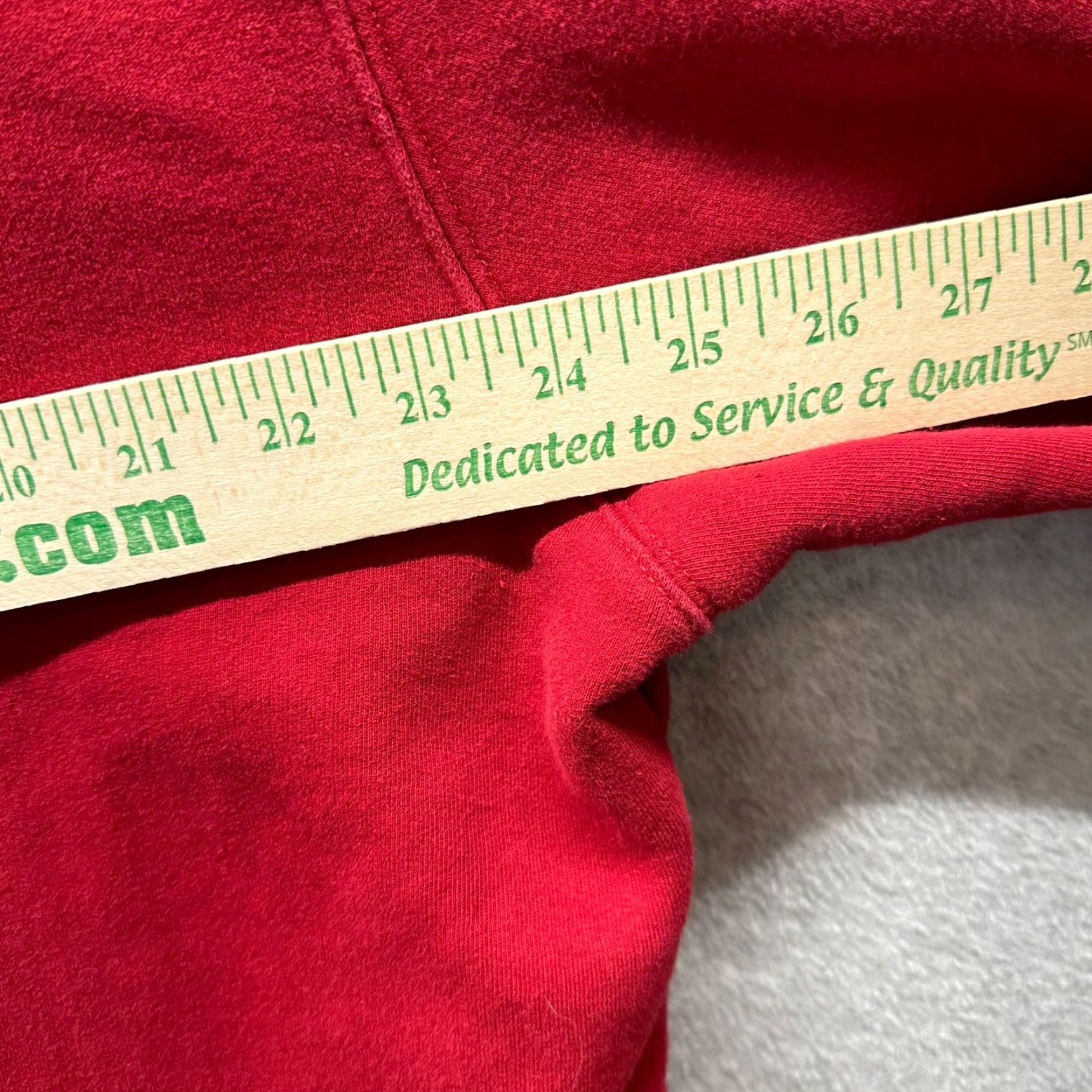 Lands' End VINTAGE Lands End Sweater Crew Neck Adult XL Red Pullover Fleece Cotton Polyester Mens USA US? Size US XL / EU 56 / 4 - 6 Thumbnail