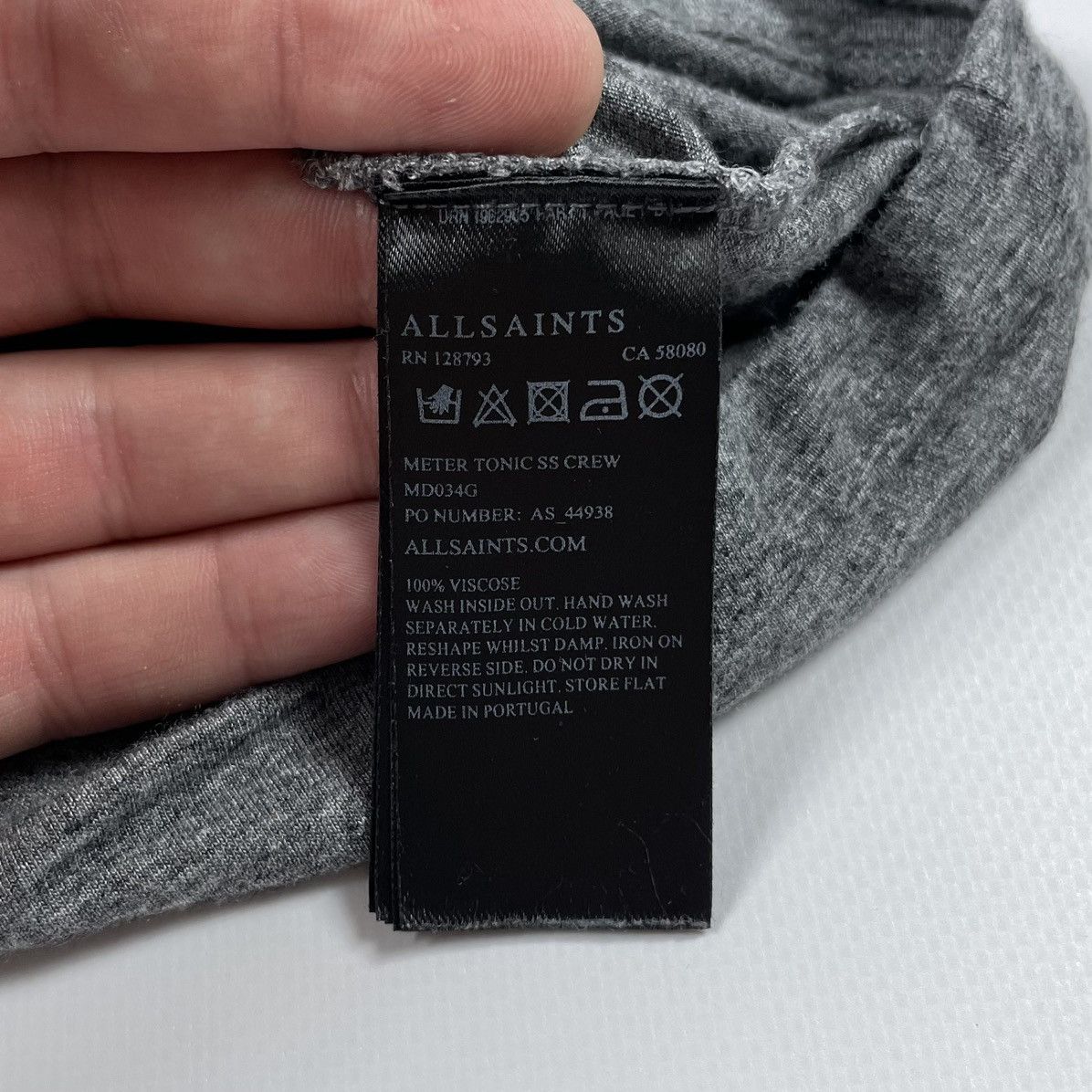 Allsaints Allsaints Meter Tonic SS Crew T-shirt Size US L / EU 52-54 / 3 - 8 Thumbnail