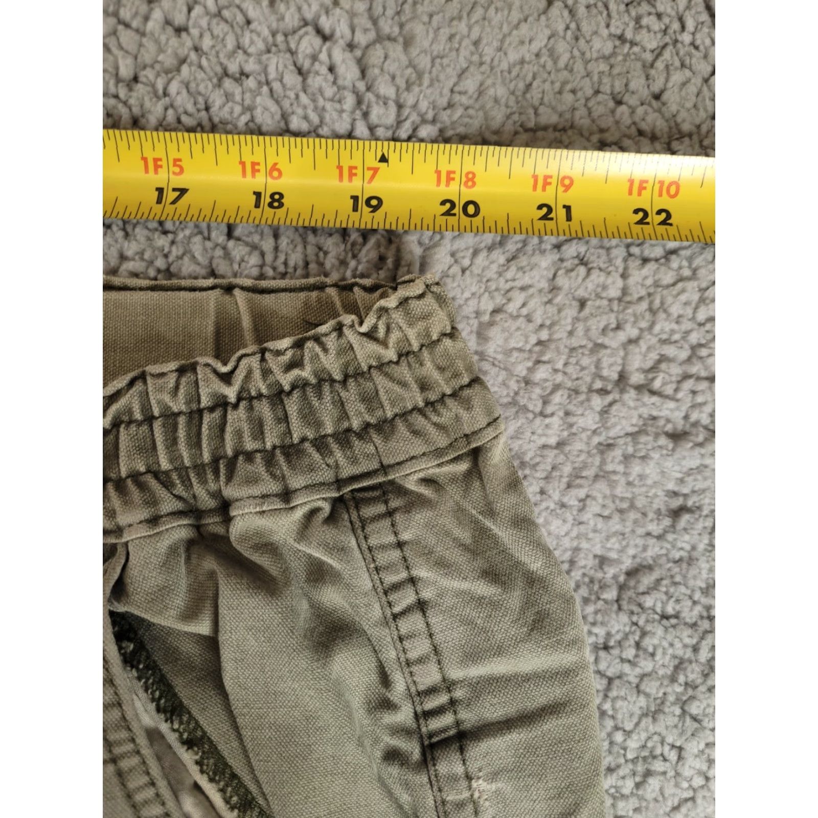 Vintage VINTAGE LL Bean Pants Men's 40x33 Green Flannel Lined Straight Fit Made in USA Size US 40 / EU 56 - 7 Thumbnail