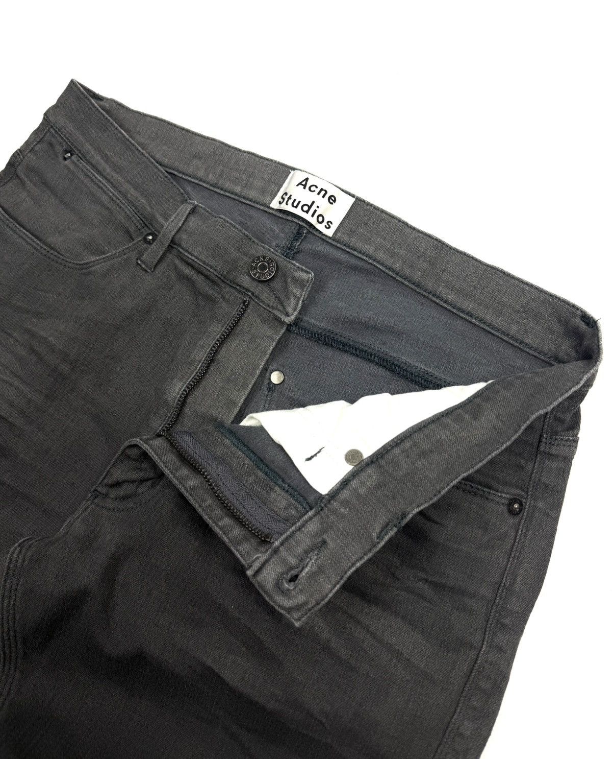 Acne Studios Acne Studios Vintage Stretch Jeans Gray Denim Slim Pants Size US 34 / EU 50 - 8 Thumbnail