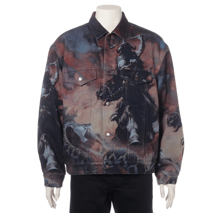 Supreme x Frank Frazetta Cotton Denim Jacket