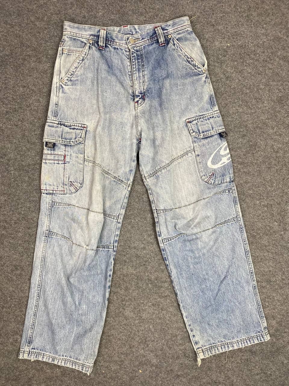 Japanese Brand vintage piko baggy cargo denim nice design Size US 32 / EU 48 - 9 Thumbnail
