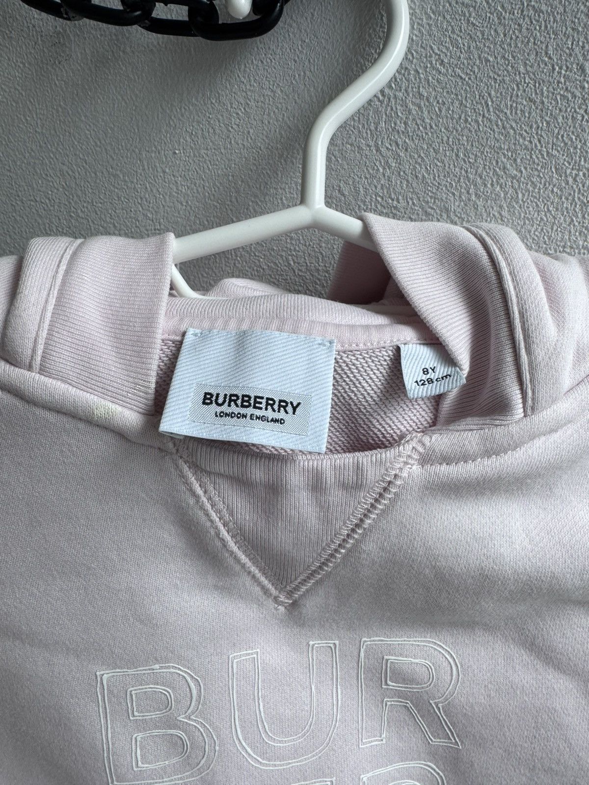 Burberry Burberry Brit Mens Orange Logo Full Zip Hoodie Size 8 Years Size US XXS / EU 40 - 12 Thumbnail