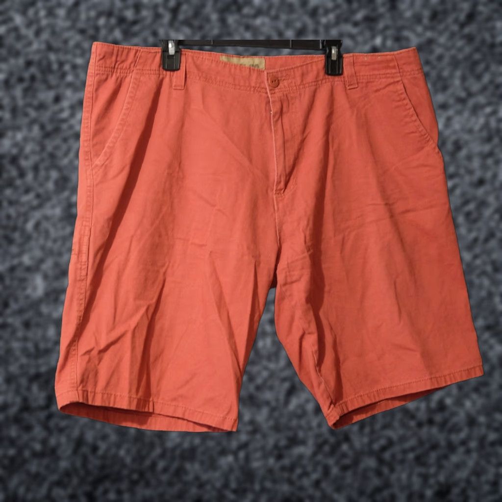 CO Iron Co Chino Shorts Mens 40 Red 100% Cotton Slash Pockets Belt Loops Size US 40 / EU 56 - 1 Thumbnail
