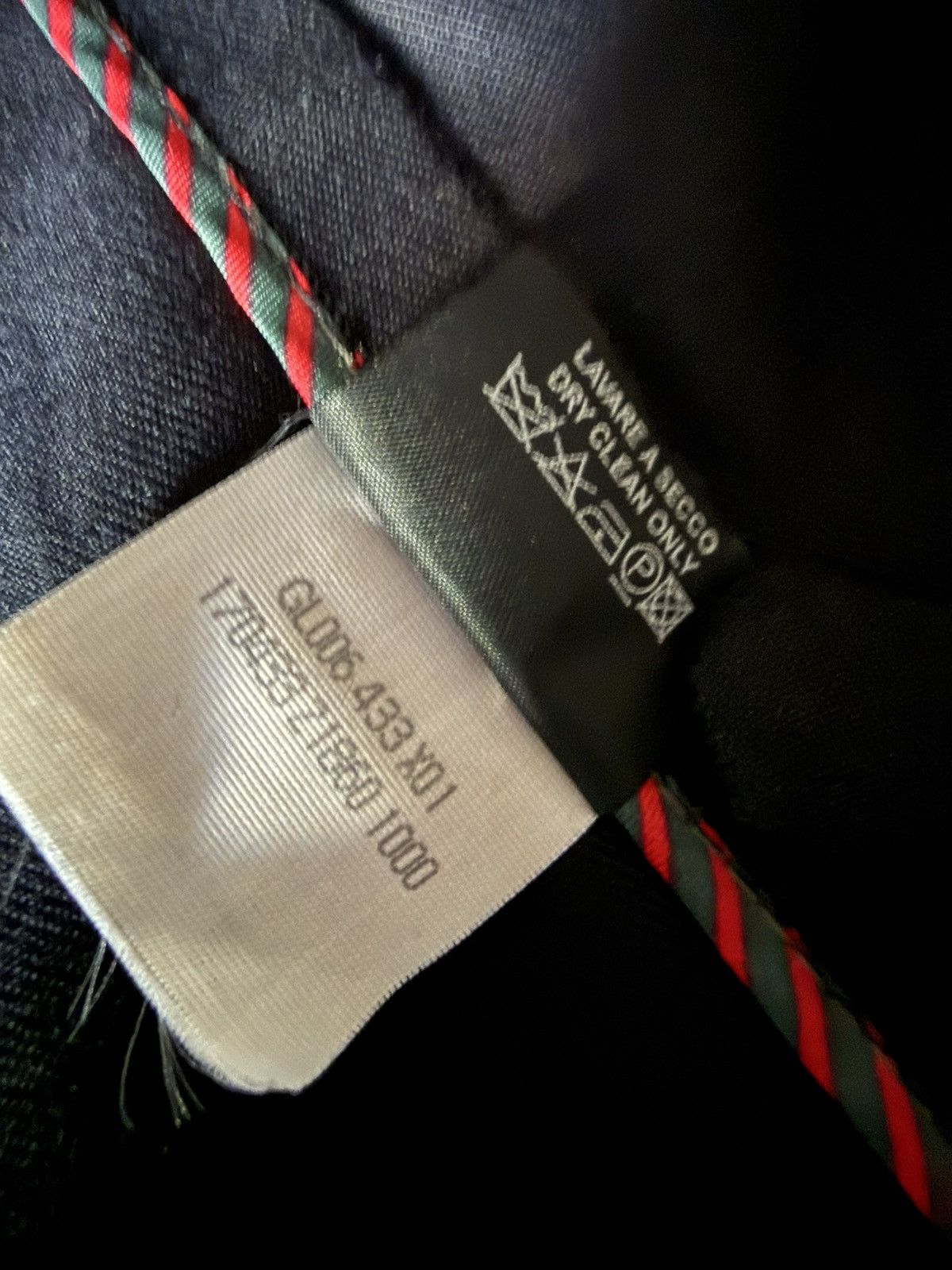 Gucci GUCCI-Black 100% Cotton Double-Breasted Jacket-Field Coat XL Size US L / EU 52-54 / 3 - 18 Thumbnail