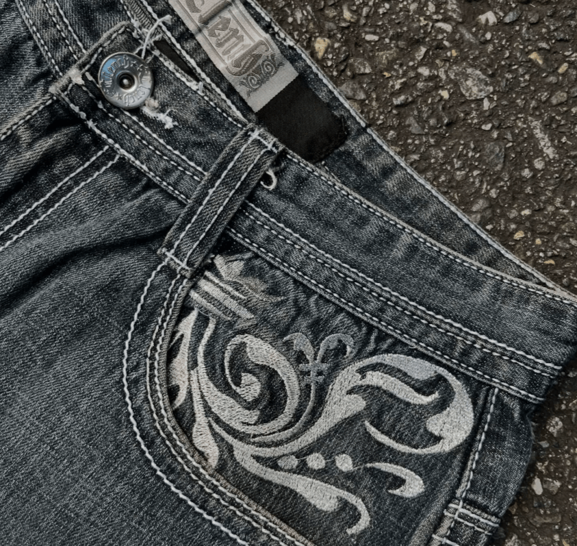 Japanese Brand Retro American Denim Shorts Hip Hop Size US 32 / EU 48 - 8 Thumbnail