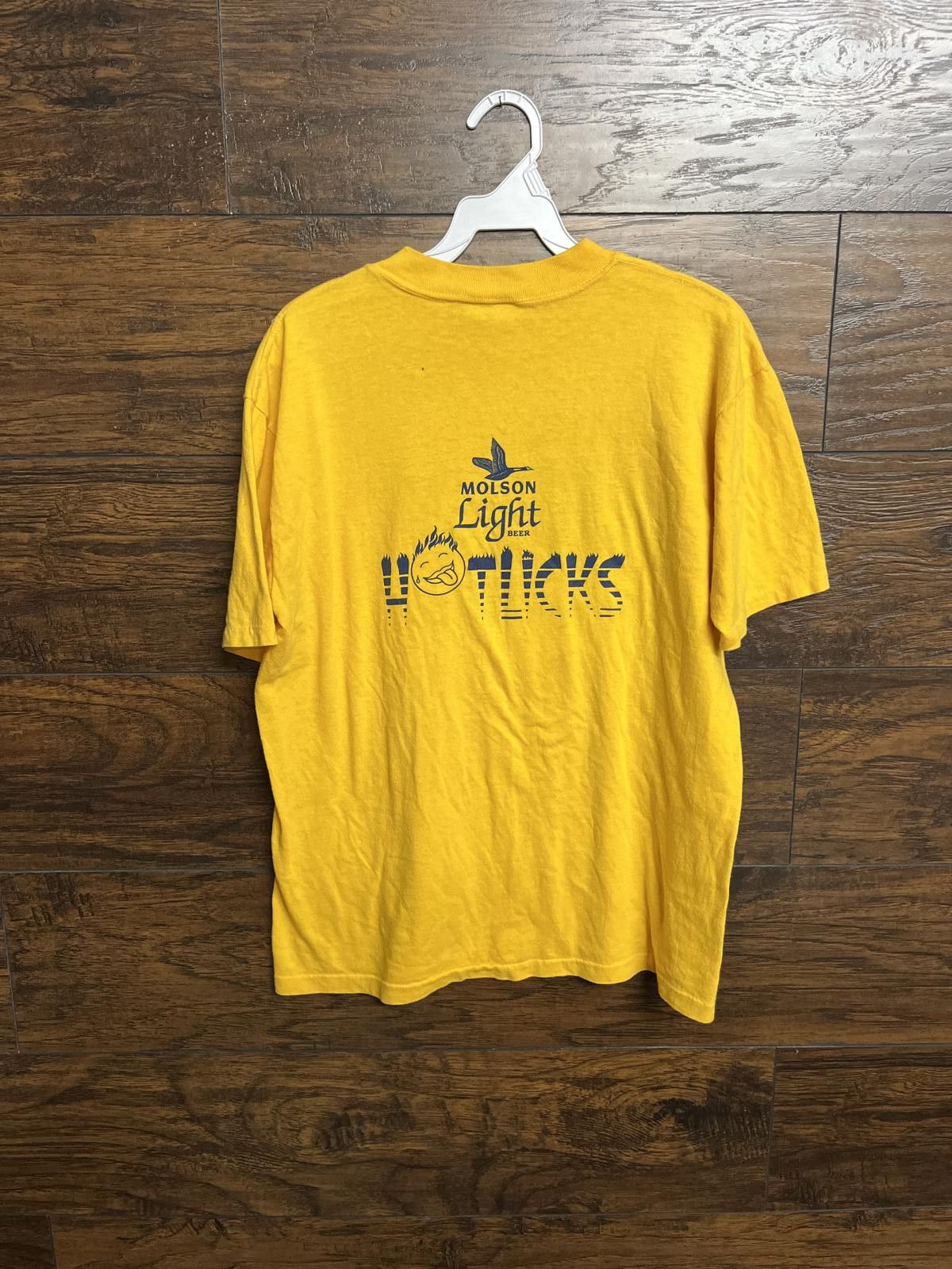 Designer VTG 3WS Radio Pitttsburgh T-shirt F Oldies Molson HotLicks Size US M / EU 48-50 / 2 - 2 Thumbnail
