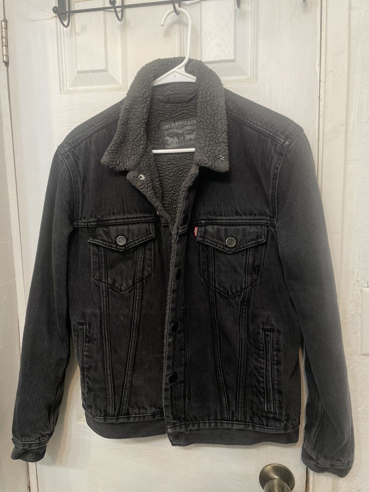 Levi's Vintage Clothing Levis denim sherpa jacket Size US S / EU 44-46 / 1 - 1 Thumbnail