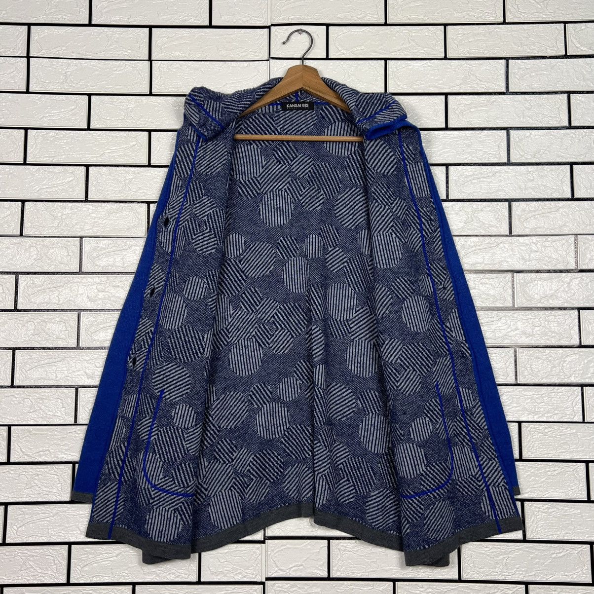 Kansai Yamamoto KANSAI BIS Collection Minimalist Button Jacket #4032-C183 Size L / US 10 / IT 46 - 11 Thumbnail