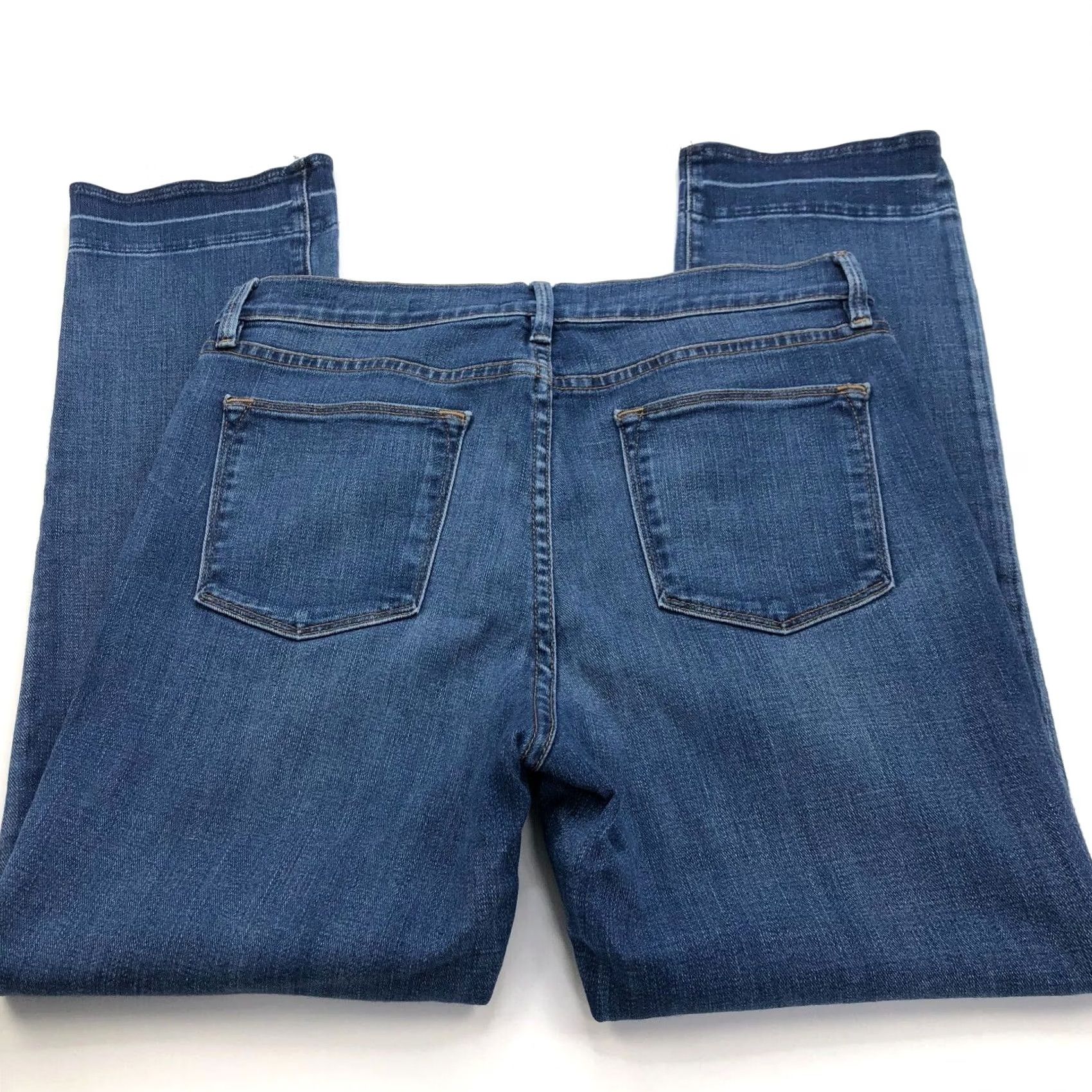 Frame FRAME Le High Straight MINT 30 Denim Jeans Women High Rise 5-Pocket Blue Fiber Stretch Vintage: No Size 30" / US 8 / IT 44 - 2 Thumbnail