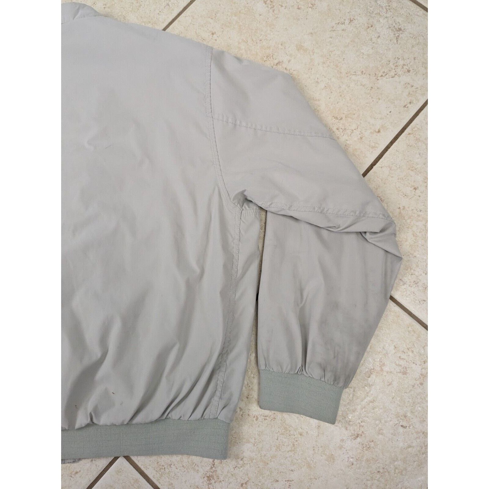 Members Only Vtg Members Only Bomber Racer Jacket Gray Casual Full Zip Size US L / EU 52-54 / 3 - 17 Thumbnail