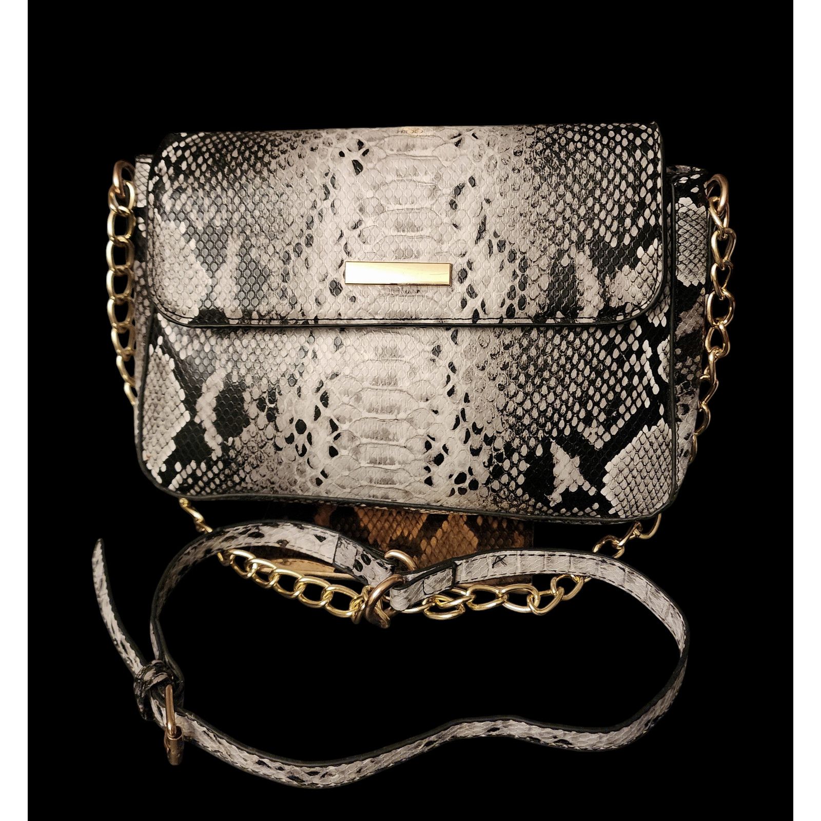 Other Unbranded Snakeskin Pattern Crossbody Bag Shoulder Handbag Size ONE SIZE - 1 Thumbnail