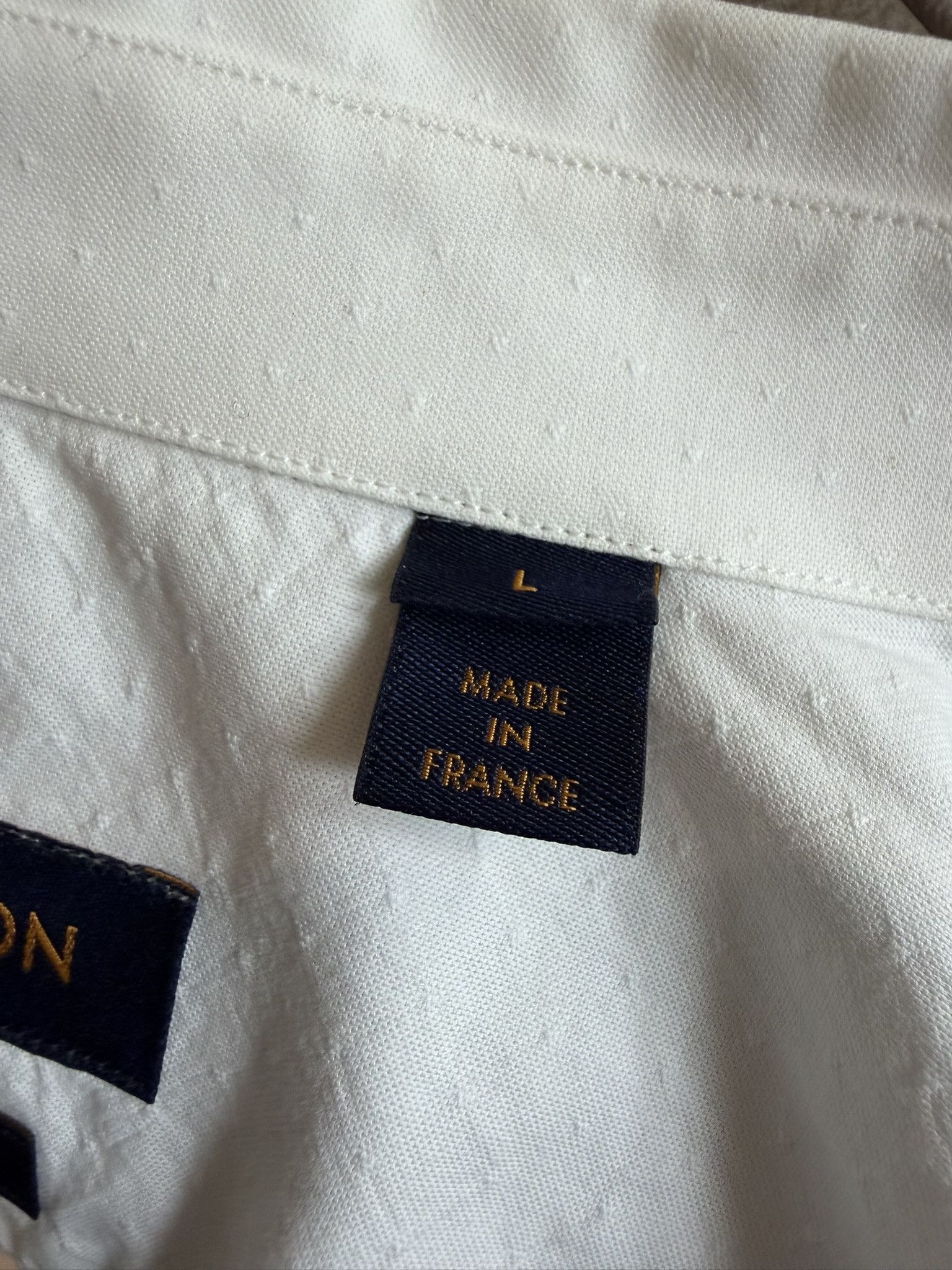 Louis Vuitton Louis Vuitton / Oxford Shirt White Regular Fit / 41 Size US M / EU 48-50 / 2 - 7 Thumbnail