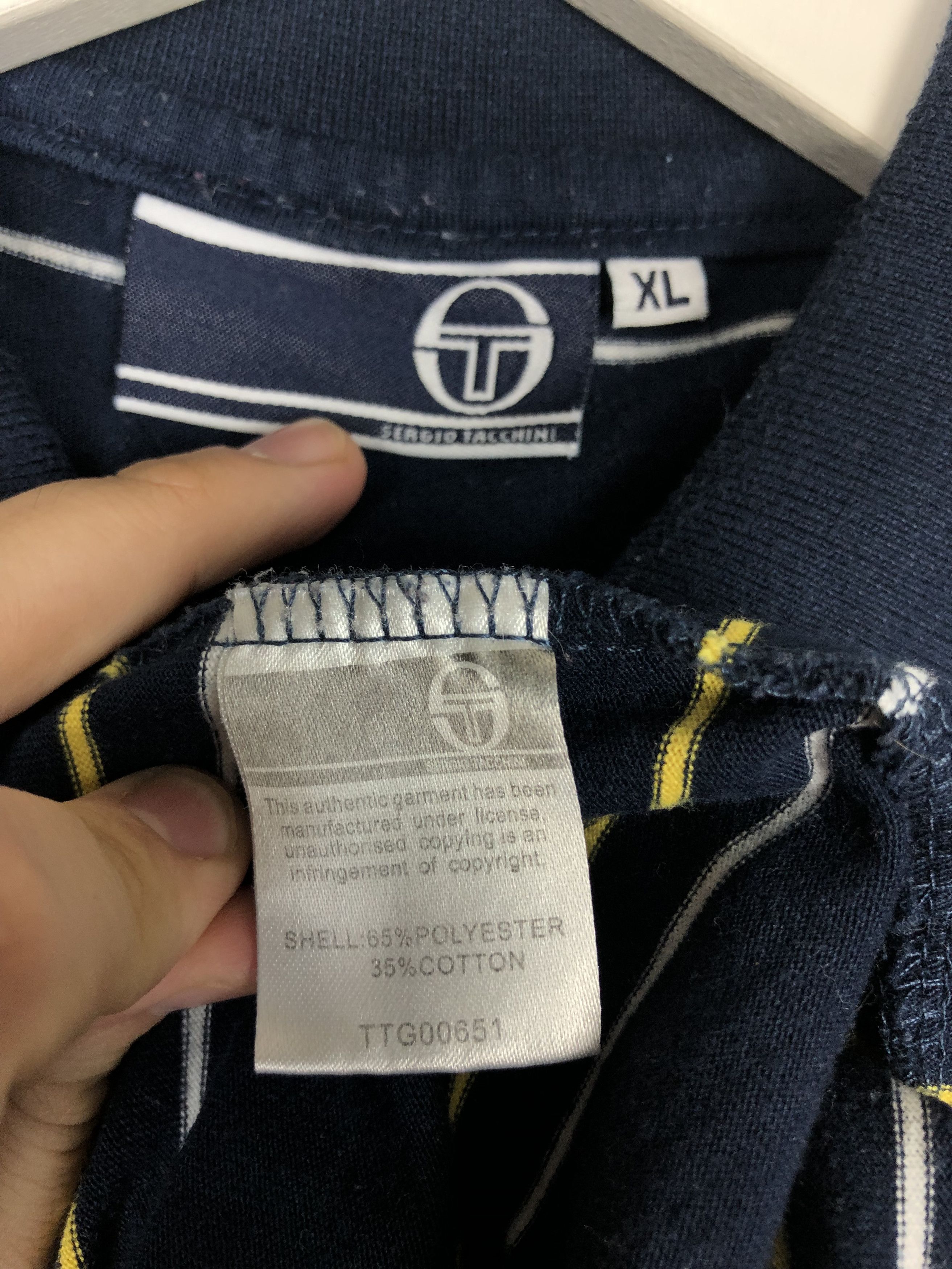 Sergio Tacchini Sergio Tacchini Polo T-Shirt Small Logo size XL Size US XL / EU 56 / 4 - 6 Thumbnail