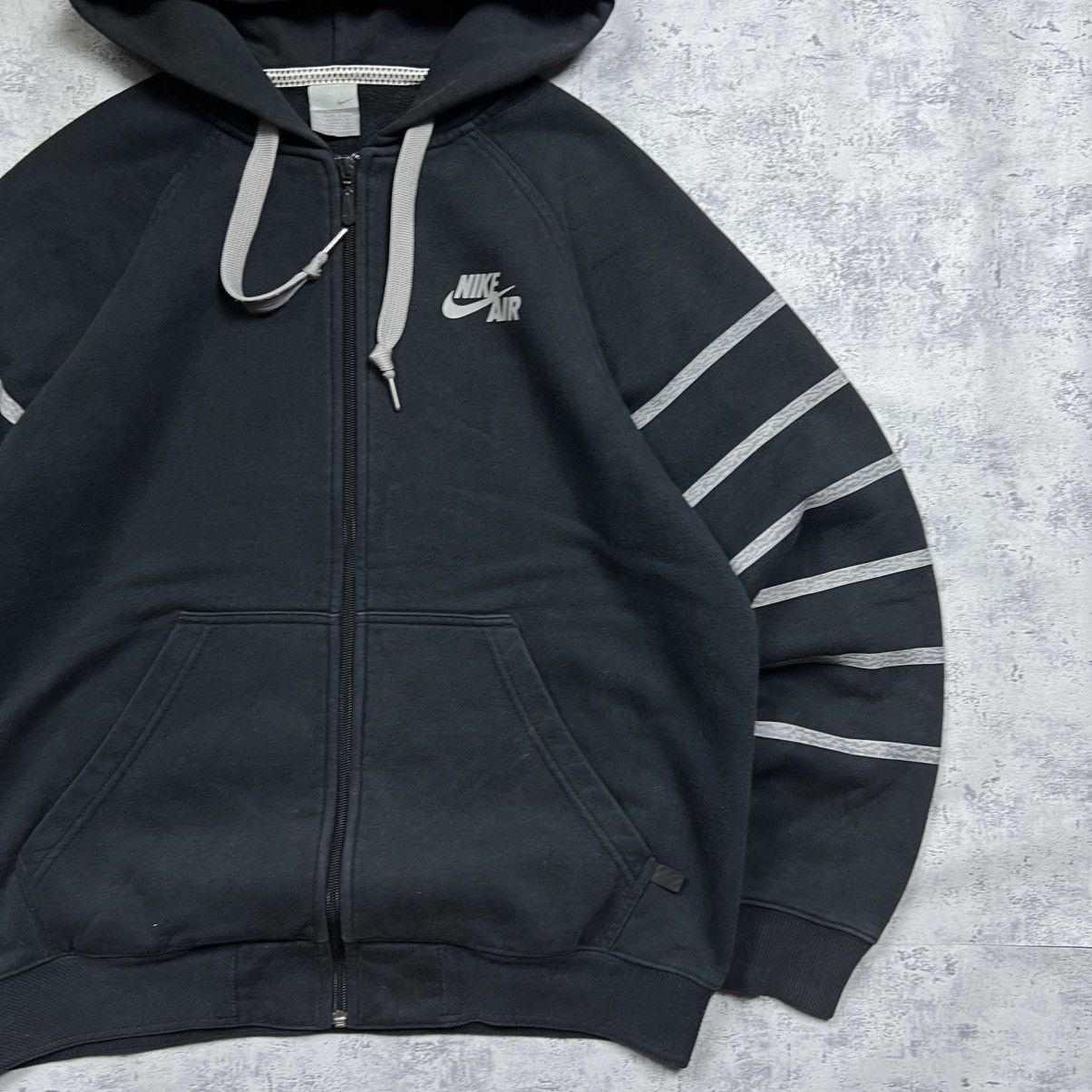 Nike 90s NIKE AIR VINTAGE DRILL Y2K OVERSIZED ZIP UP HOODIE Size US M / EU 48-50 / 2 - 3 Thumbnail