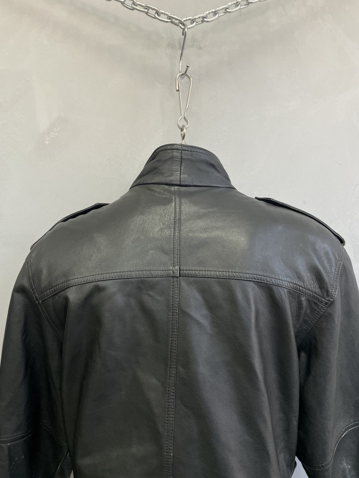 Schott Leather biker style moto jacket harley favidson legrandebleu Size US S / EU 44-46 / 1 - 9 Thumbnail