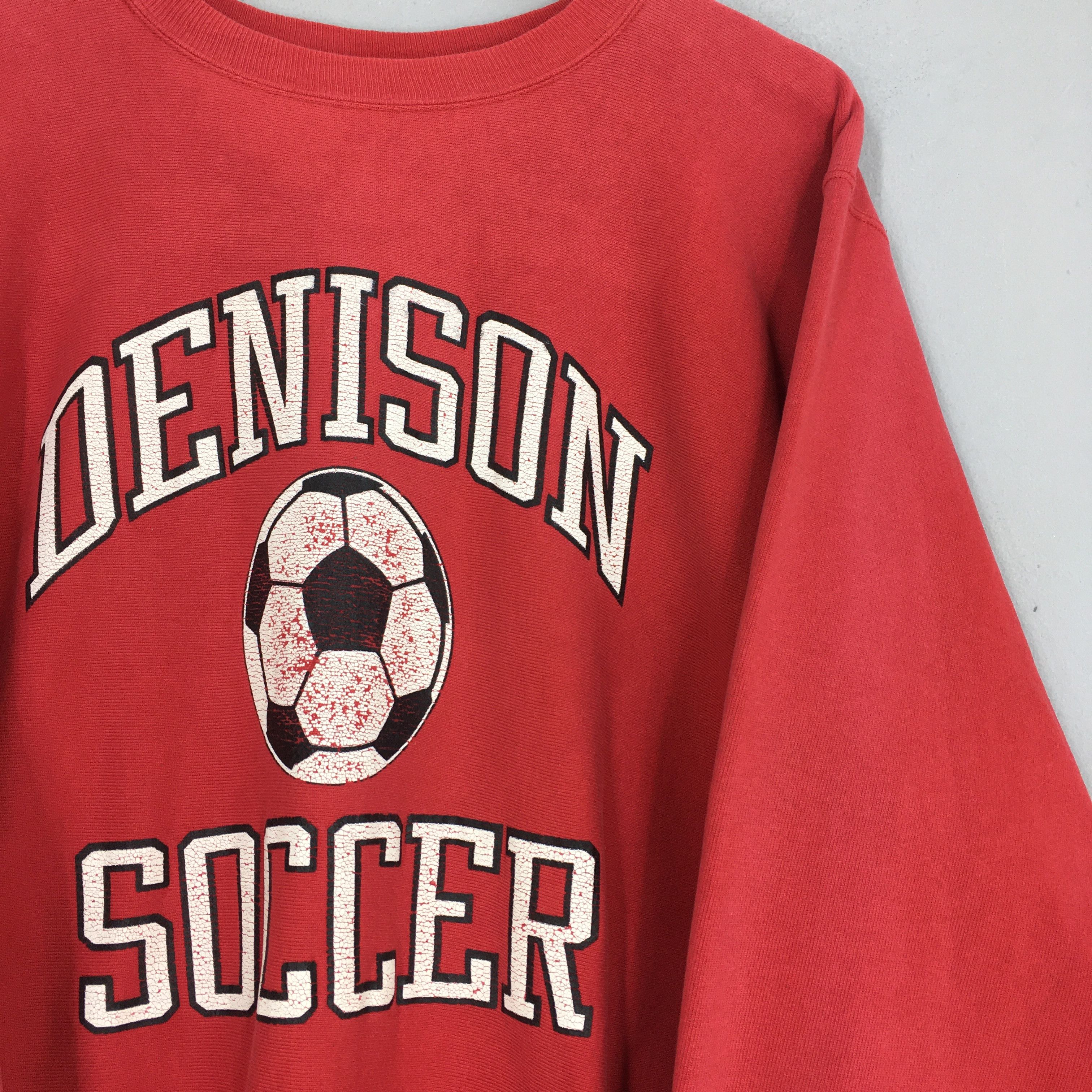 Champion Vintage Champion Reverse Weave Denison Soccer Sweater Large Size US L / EU 52-54 / 3 - 2 Thumbnail