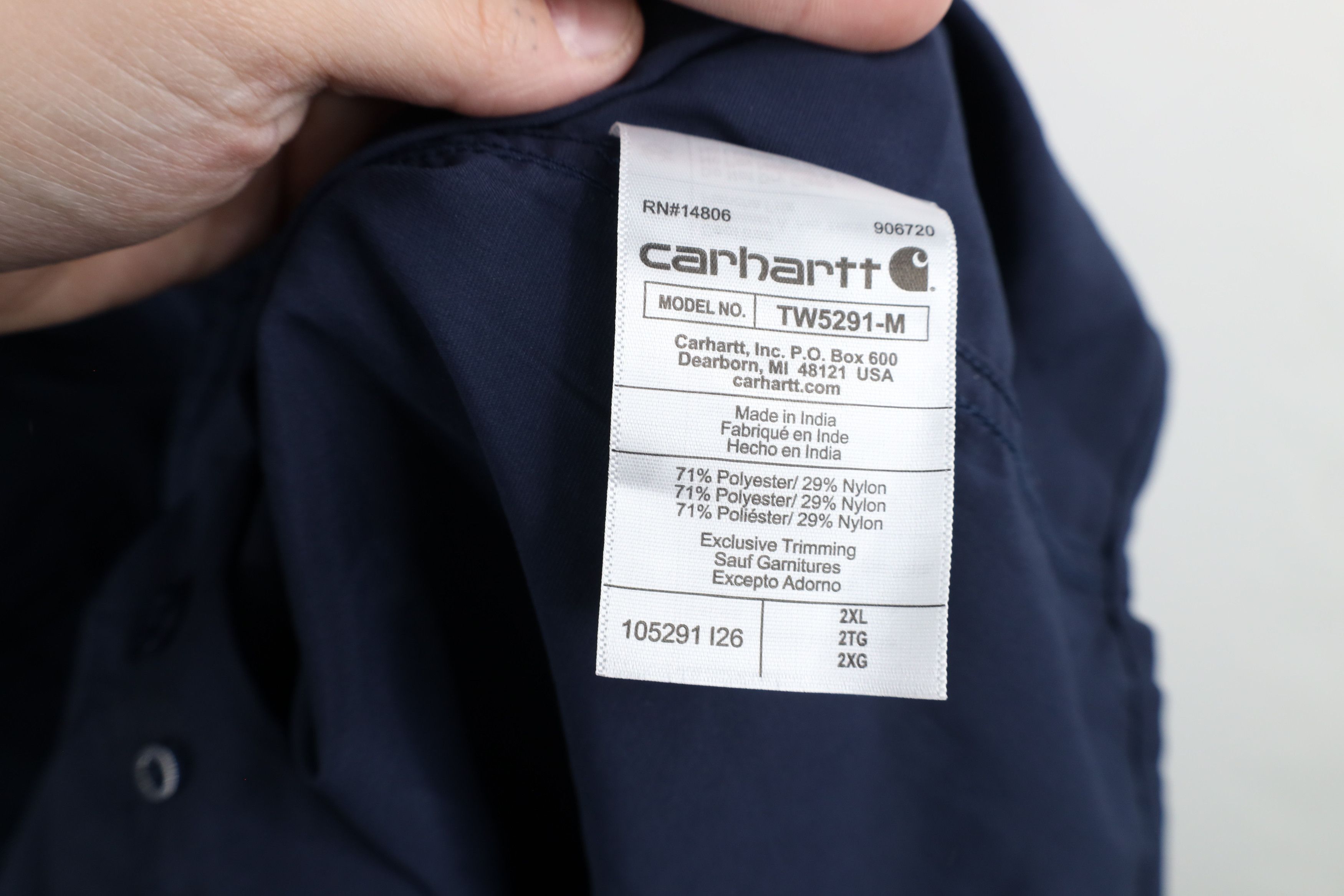 Carhartt × Vintage New Carhartt Northern Illinois NI Steel Button Shirt Blue Size US XXL / EU 58 / 5 - 10 Thumbnail
