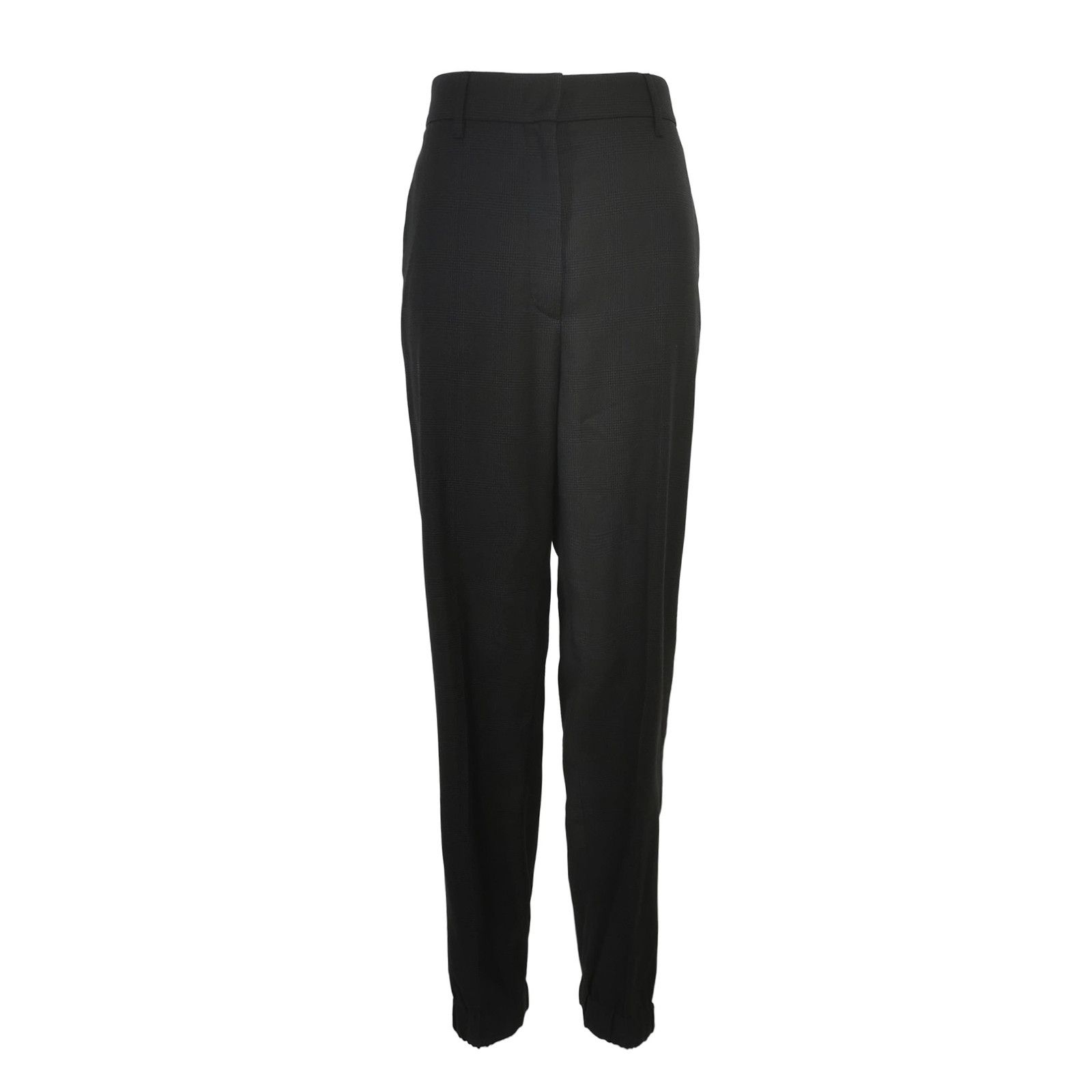 Prada Prada Check Wool Silk Blend Pants Size 40 Size 27" / US 4 / IT 40 - 1 Thumbnail