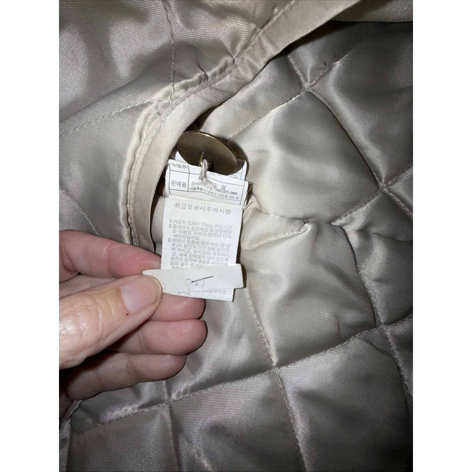 & Other Stories The Day Girls Women's Size Sm Rabbit Fur Hooded Parka Beige Size S / US 4 / IT 40 - 20 Thumbnail