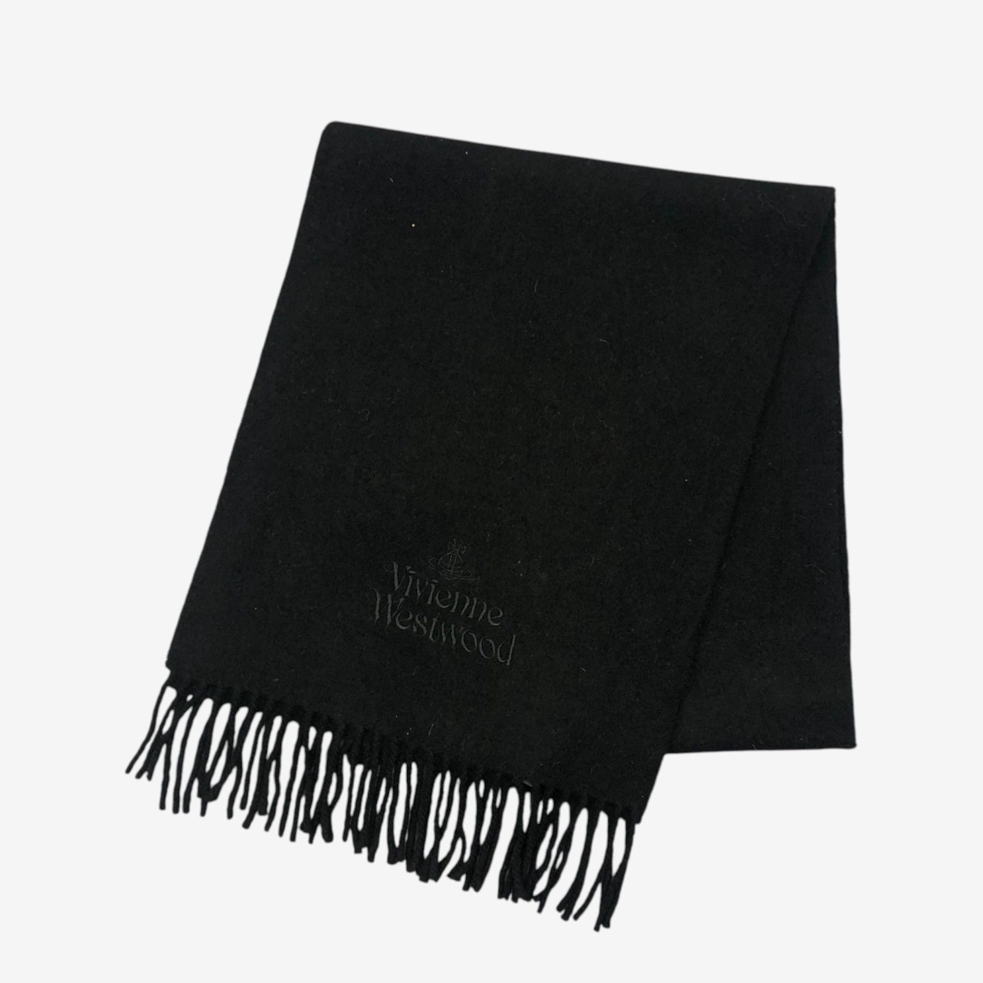 Japanese Brand Vintage Vivienne Westwood Scarf Muffler Wool Orbs Scarves Size ONE SIZE - 3 Thumbnail
