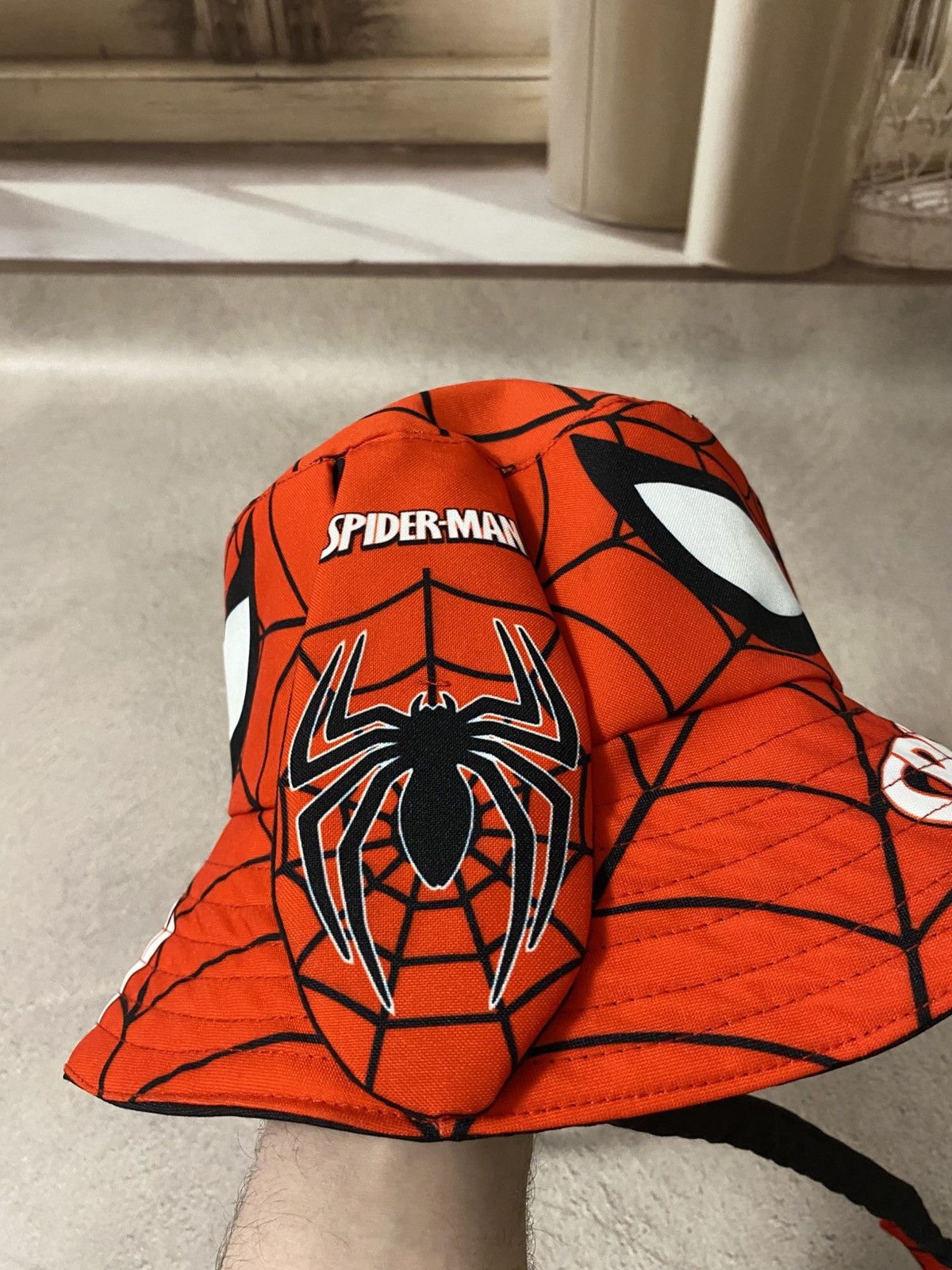 Japanese Brand × Vintage Spider Man Futuristic y2k Panama Hat Size ONE SIZE - 8 Thumbnail