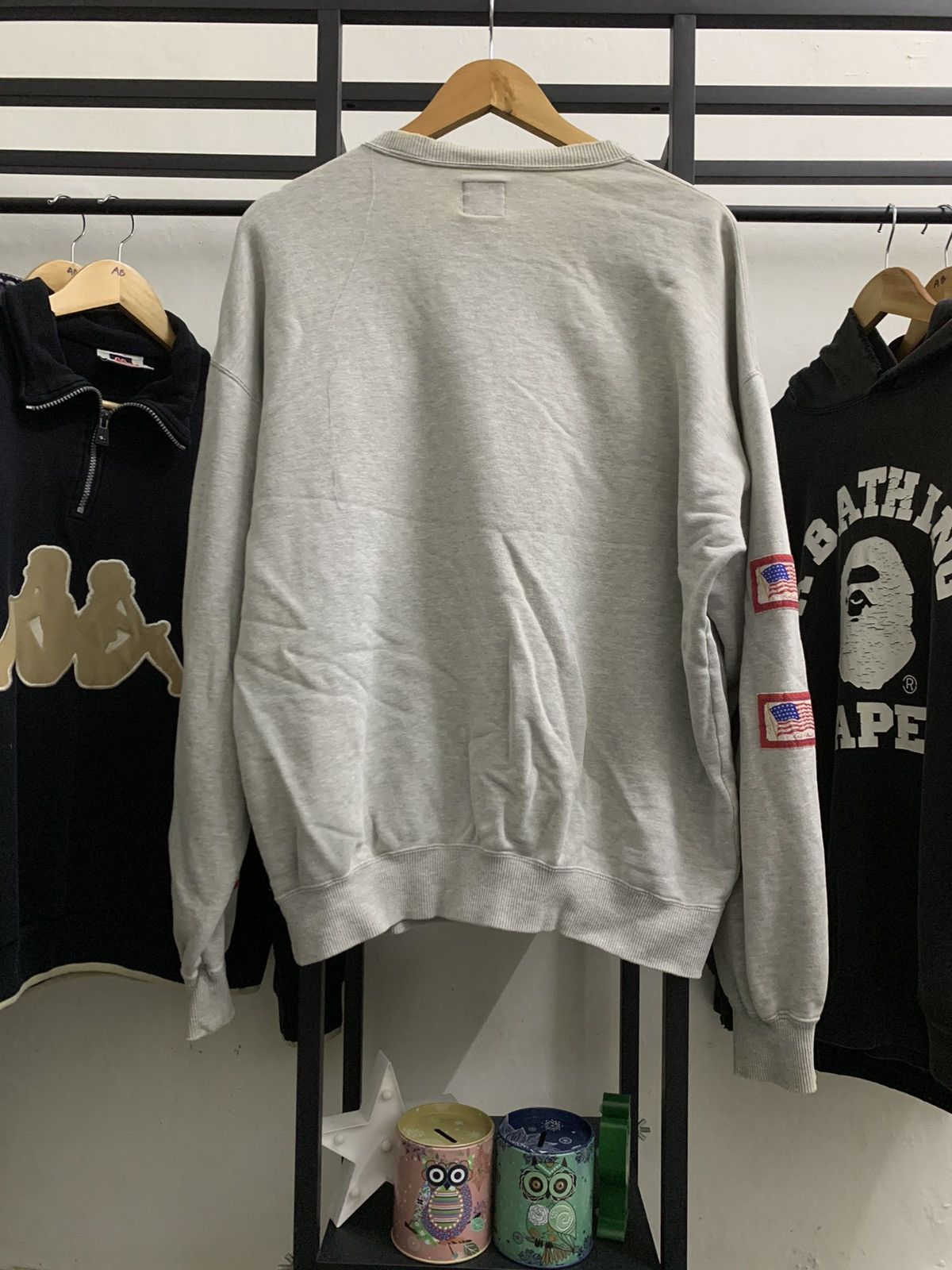 Designer × Karl Helmut × Vintage VINTAGE KARL HELMUT DOG & U.S.A FLAG LOGO Size US L / EU 52-54 / 3 - 4 Thumbnail