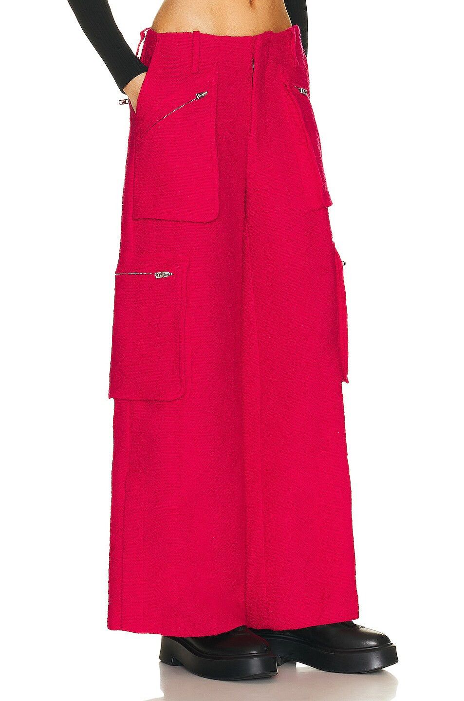 Amiri o1y0425 Casual Pant in Fuchsia Size 27" / US 4 / IT 40 - 2 Thumbnail