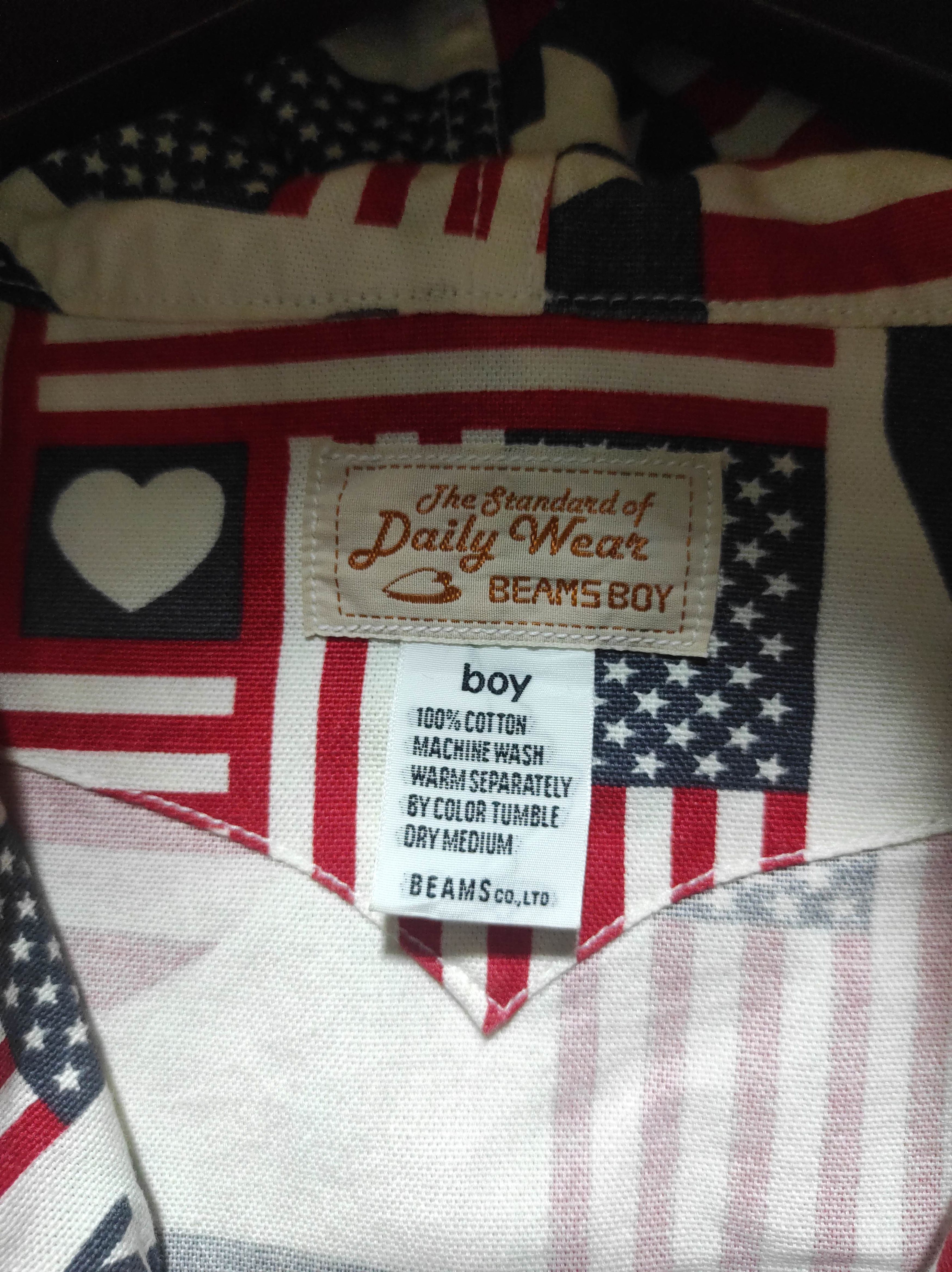 Beams Plus Beams Boy America Flag Fur Hoodie IfSixWasNine LGB style Size US S / EU 44-46 / 1 - 7 Thumbnail