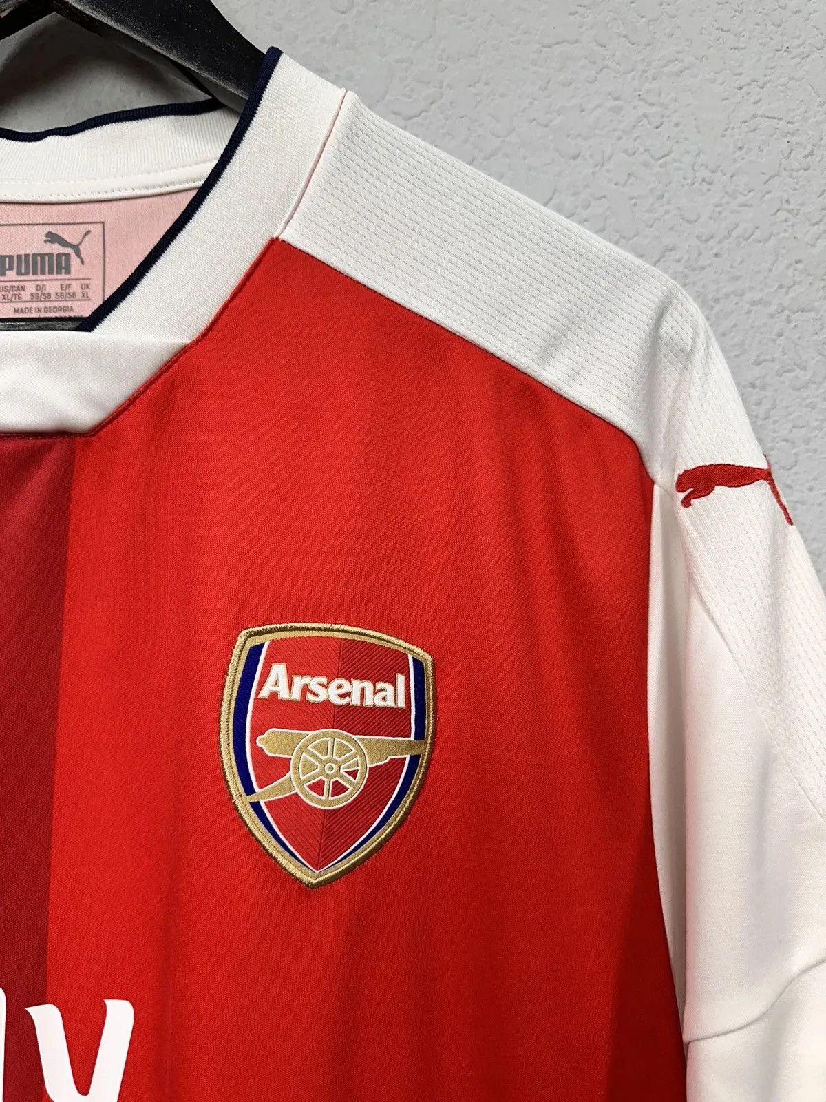 Vintage Vintage Soccer T-Shirt Home Jersey Puma Arsenal #7 Alexis XL Size US XL / EU 56 / 4 - 8 Thumbnail