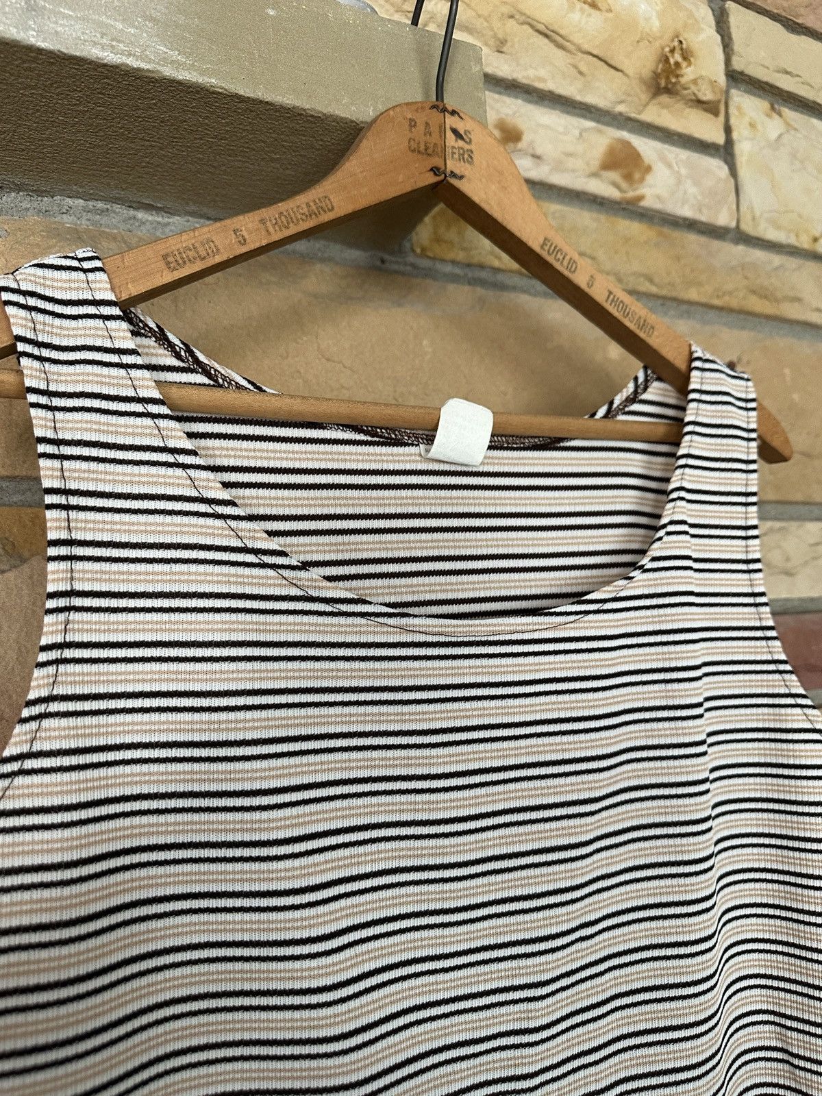 Vintage Vintage 70s Striped Tank Top Size M / US 6-8 / IT 42-44 - 4 Thumbnail