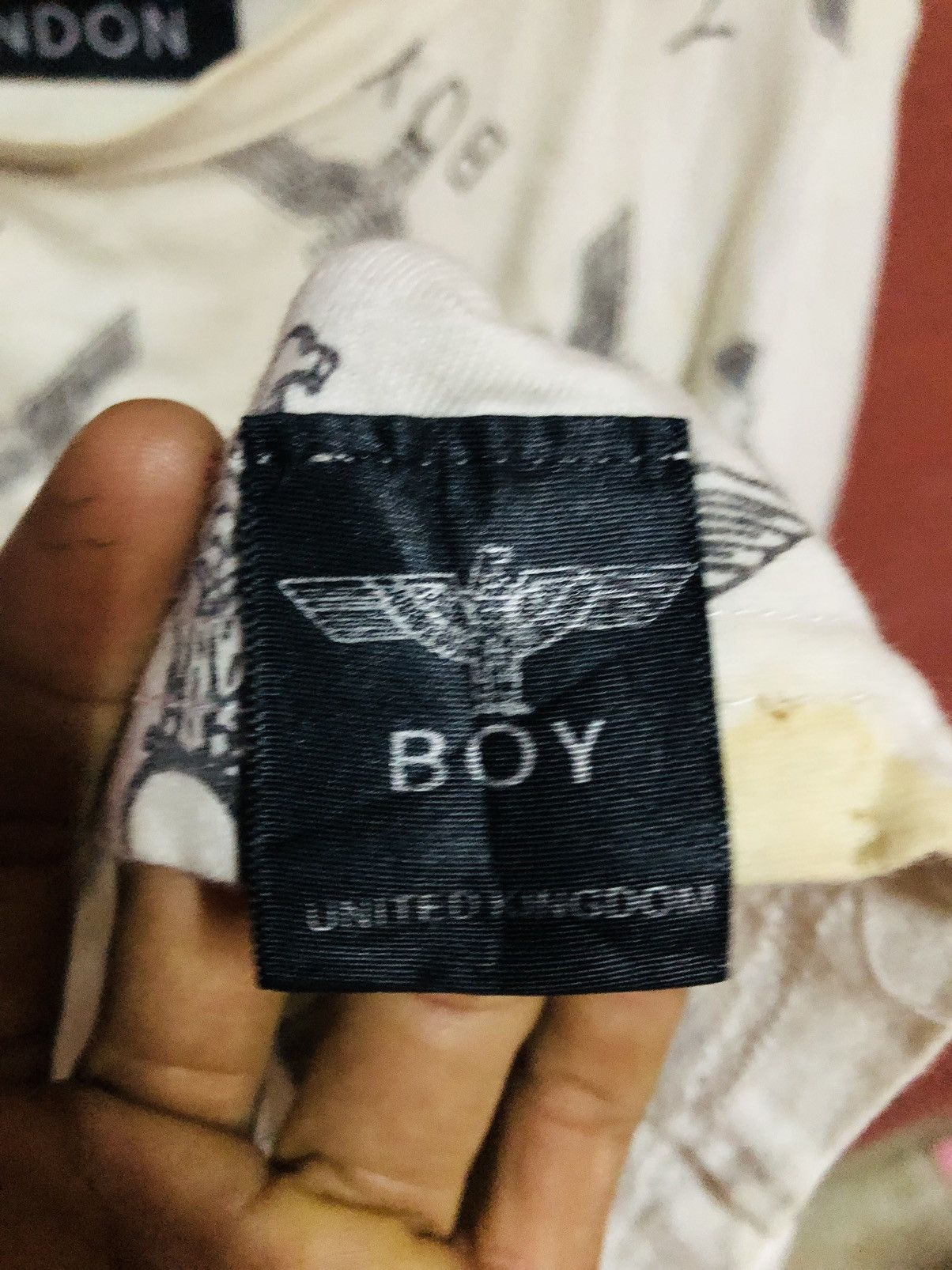 Boy London Boy London White All Over Print T- Shirt Size US L / EU 52-54 / 3 - 5 Thumbnail