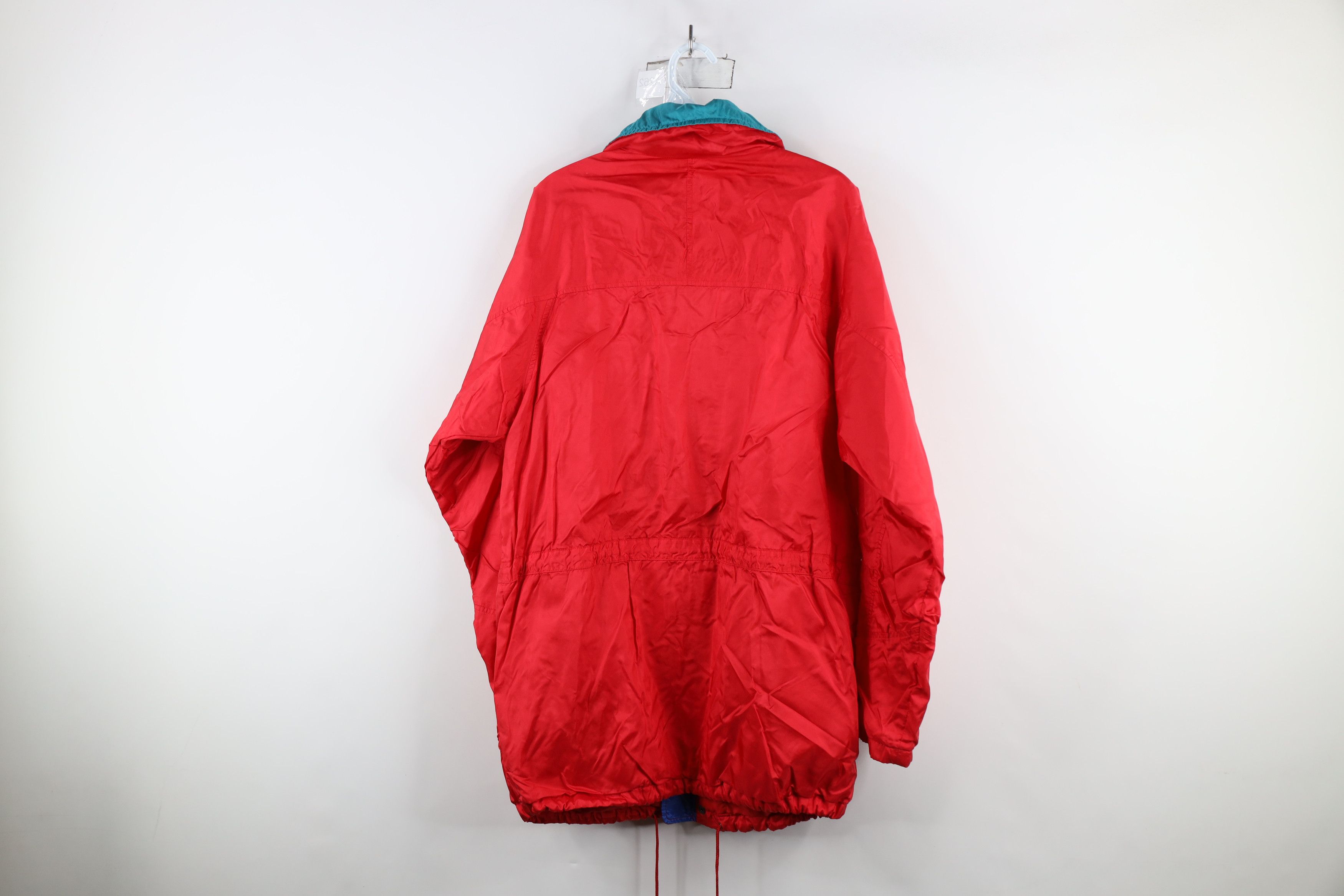 Eddie Bauer × Vintage Vintage 90s Eddie Bauer Goretex Long Rain Jacket Coat Red Size US S / EU 44-46 / 1 - 12 Thumbnail