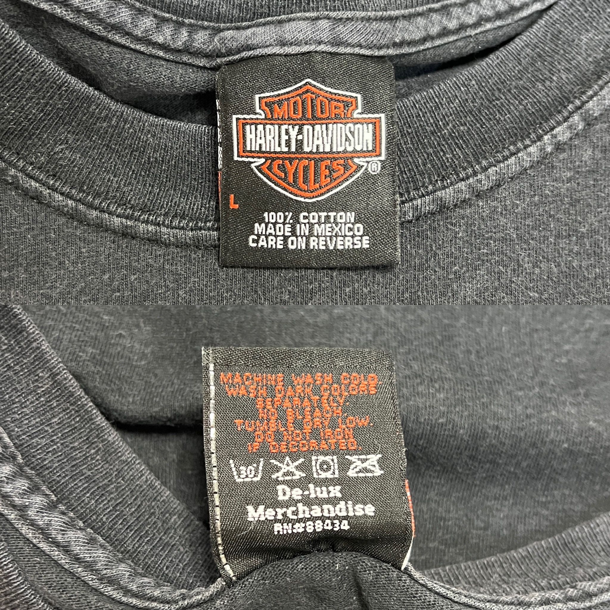 Harley Davidson Harley Davidson USA Flag Flame California Motorcycle T-Shirt Size US L / EU 52-54 / 3 - 5 Thumbnail